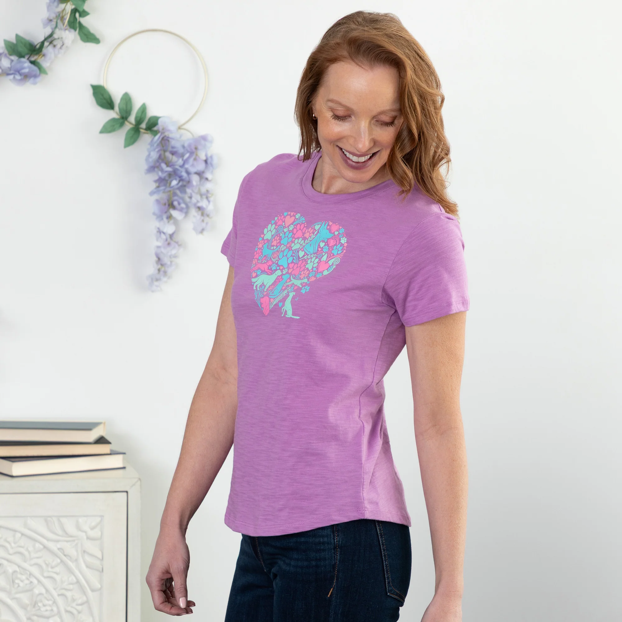 Heart & Pets Cotton Slub Tee - Image 10