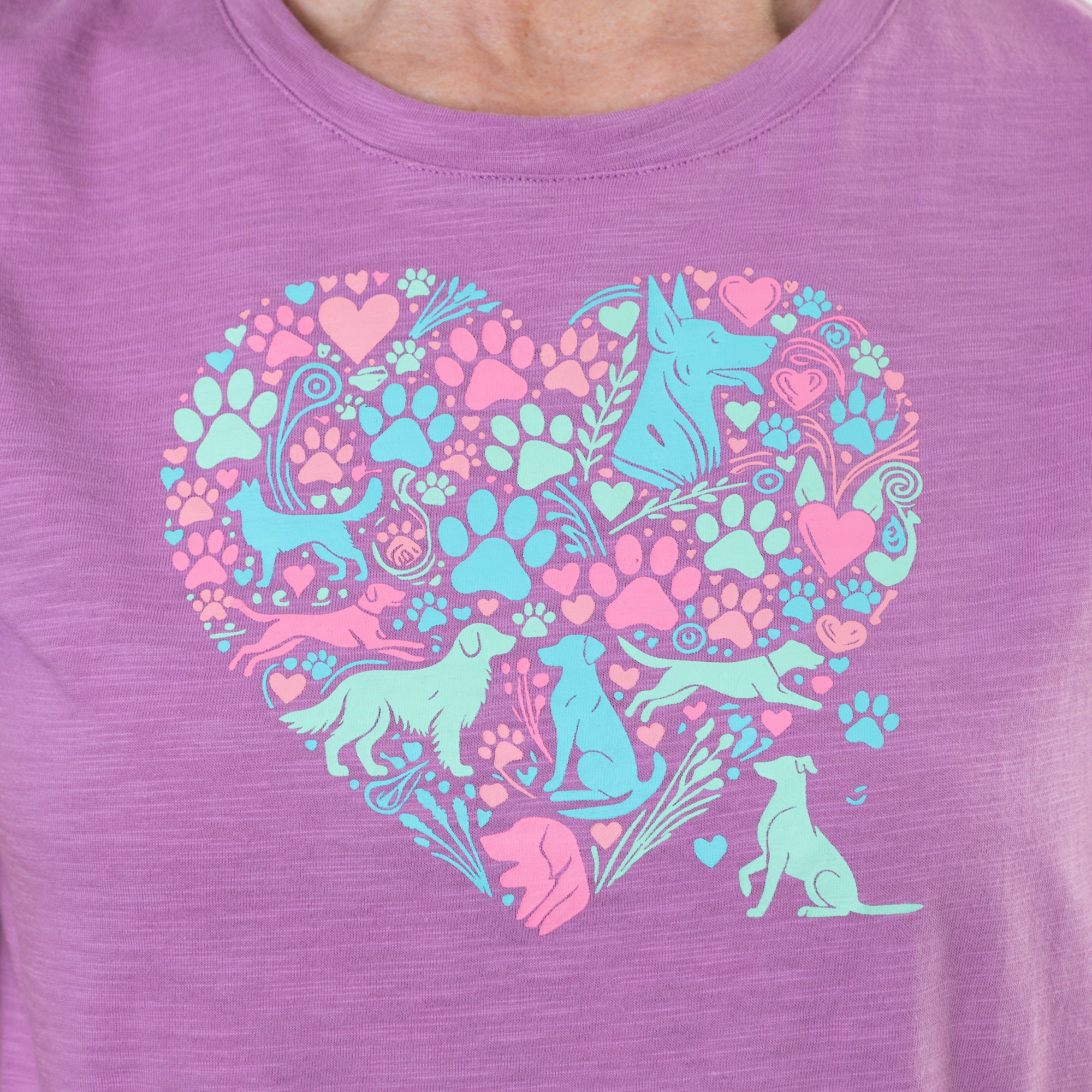 Heart & Pets Cotton Slub Tee - Image 8