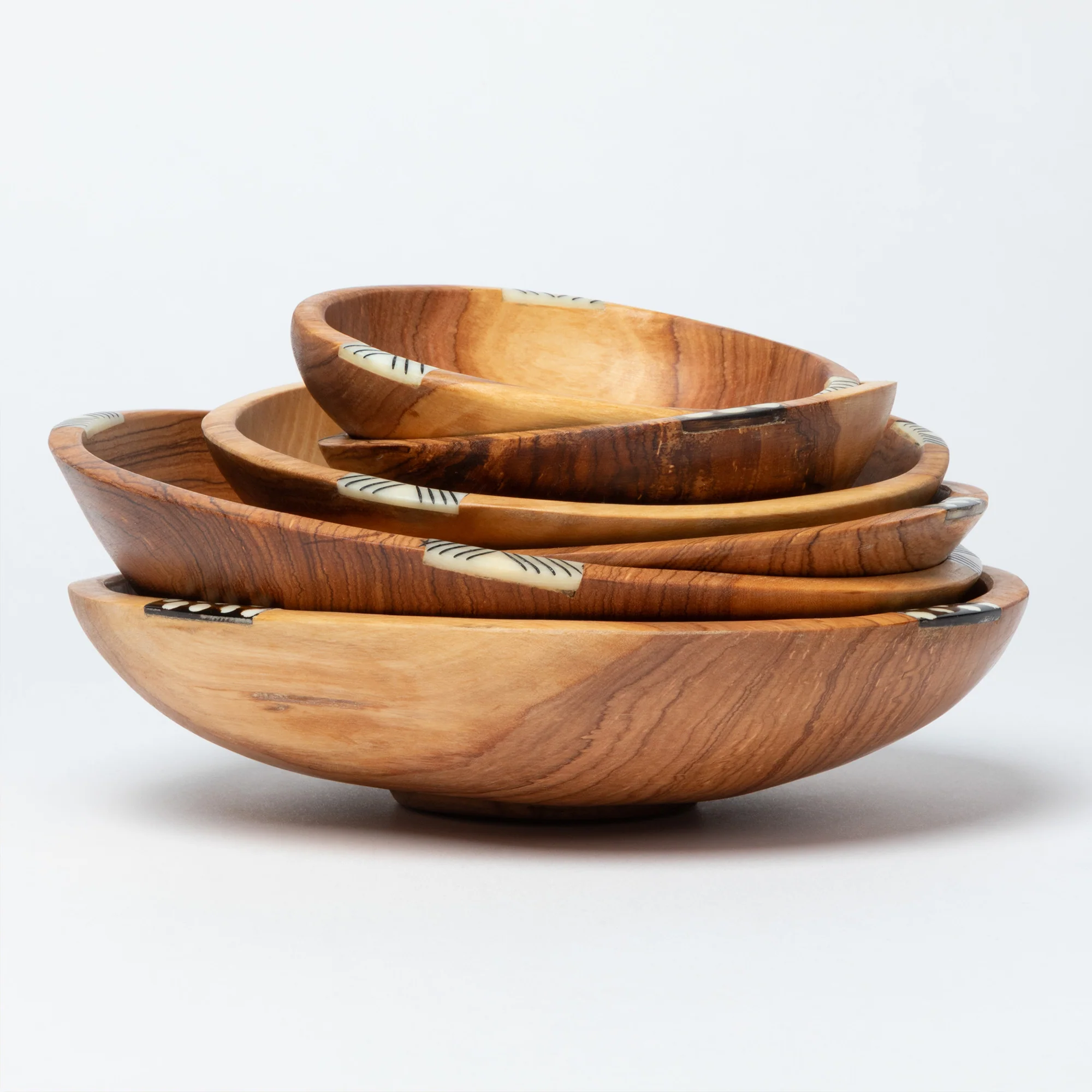 Handcrafted Olive Wood Salad Bowl