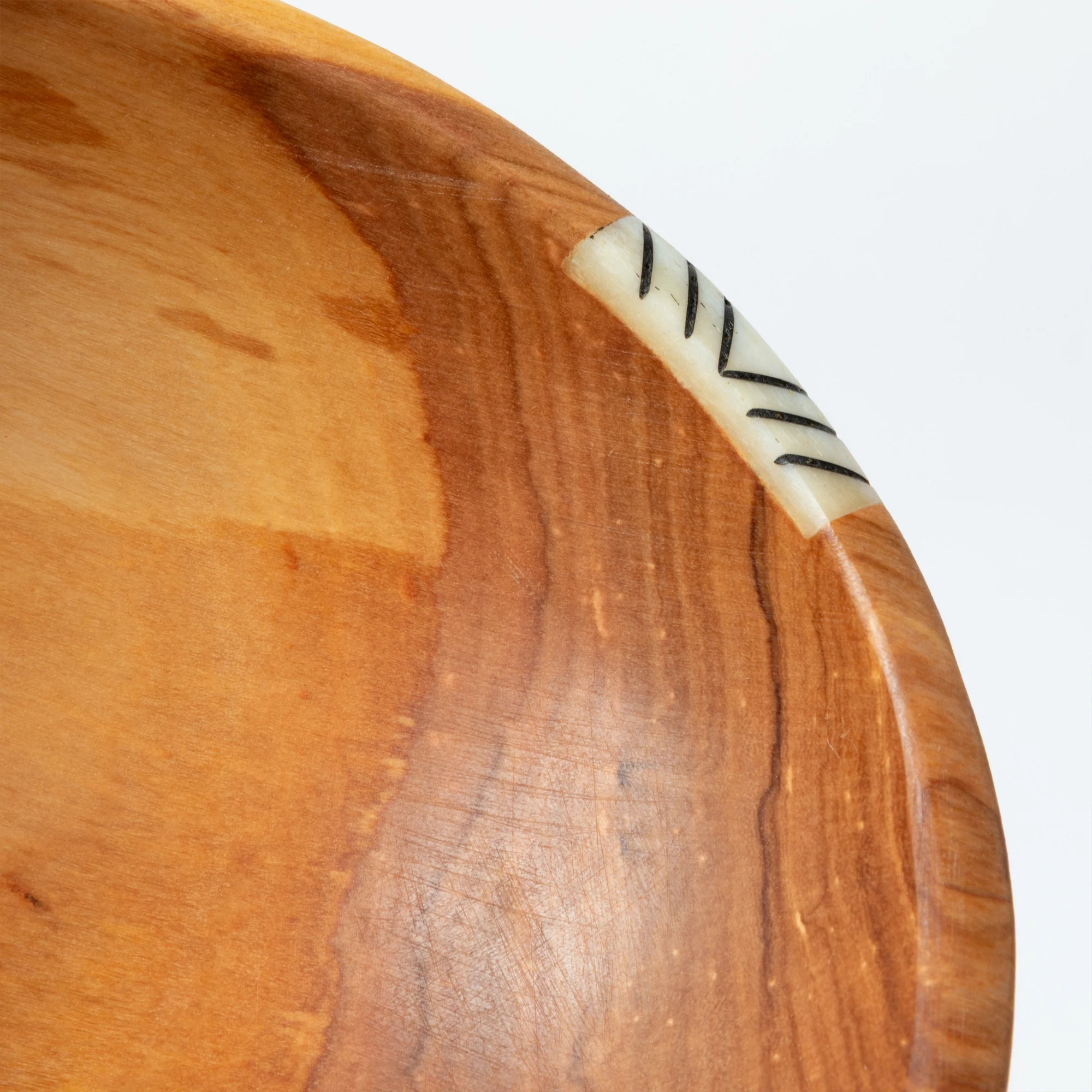 Handcrafted Olive Wood Salad Bowl - Image 7