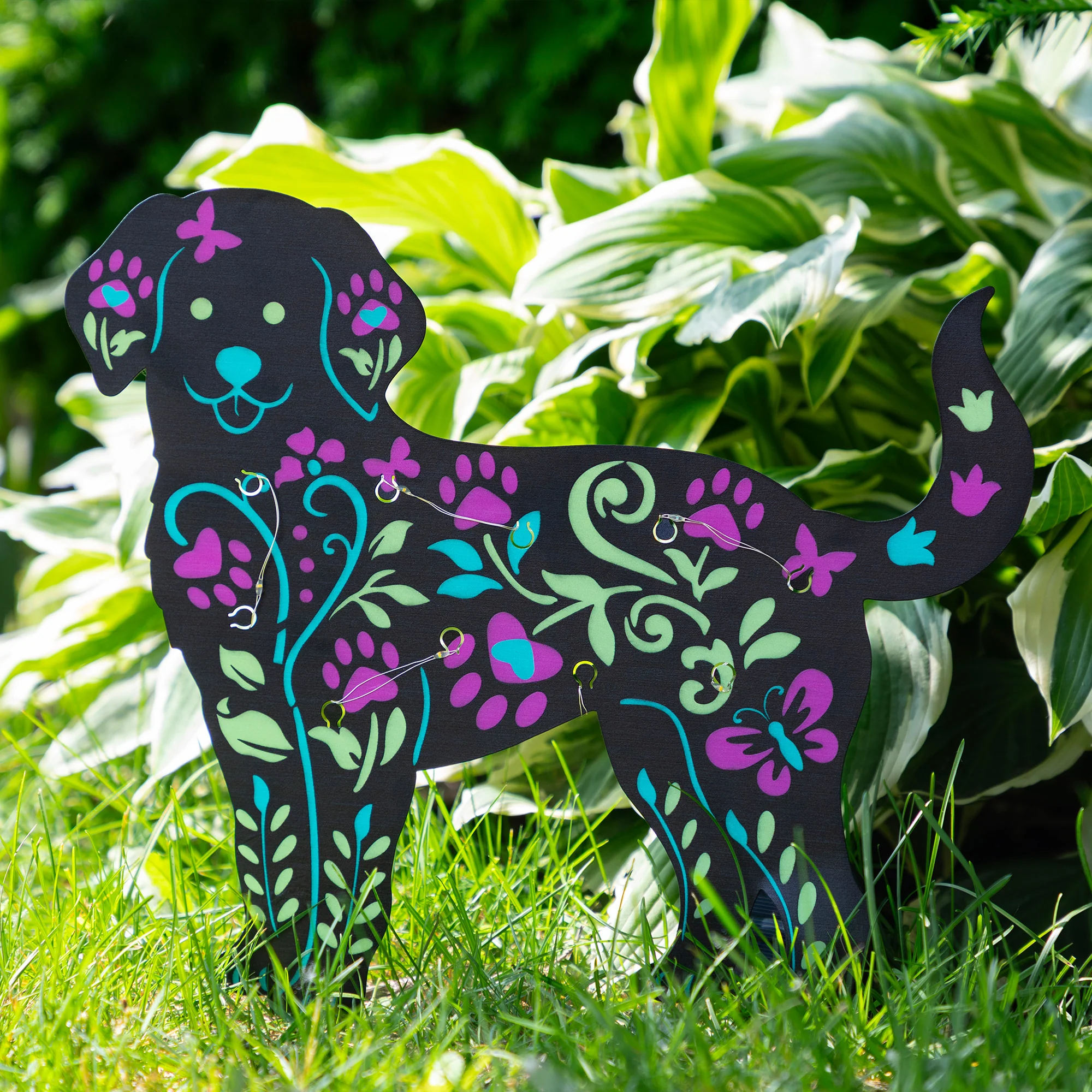 Garden Paws Solar Garden Stake - Image 4
