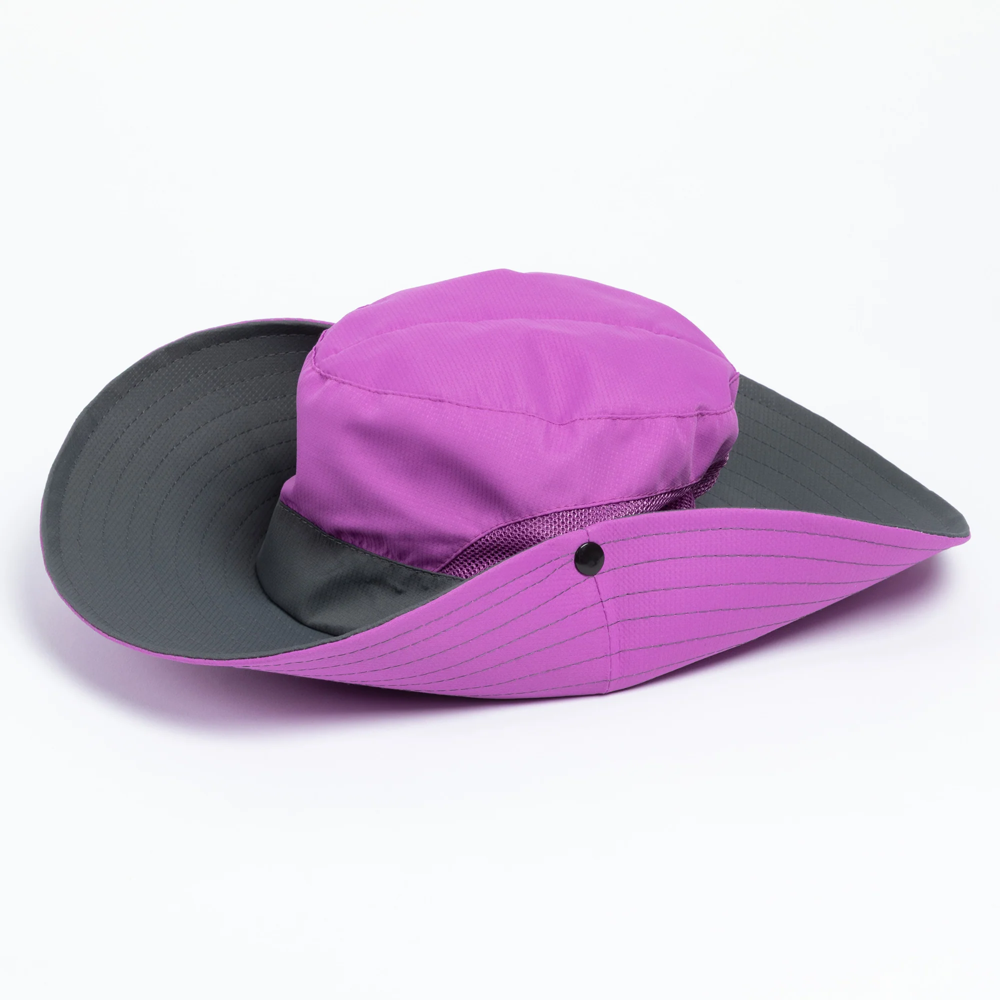 Paw Print Embroidered Breathable Sun Hat With Ponytail Hole - Image 22