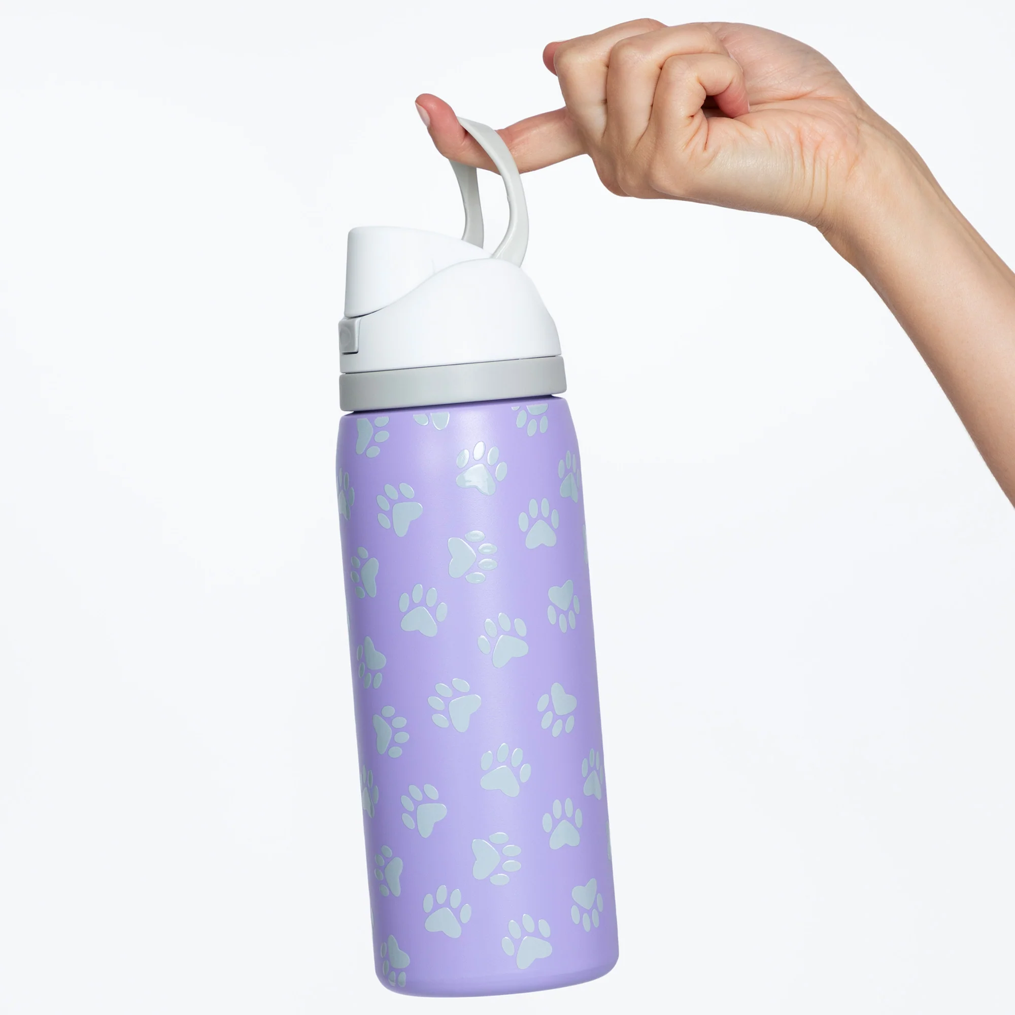 Paw Print Easy Sip Stainless Steel Water Bottle - 32oz - Image 19