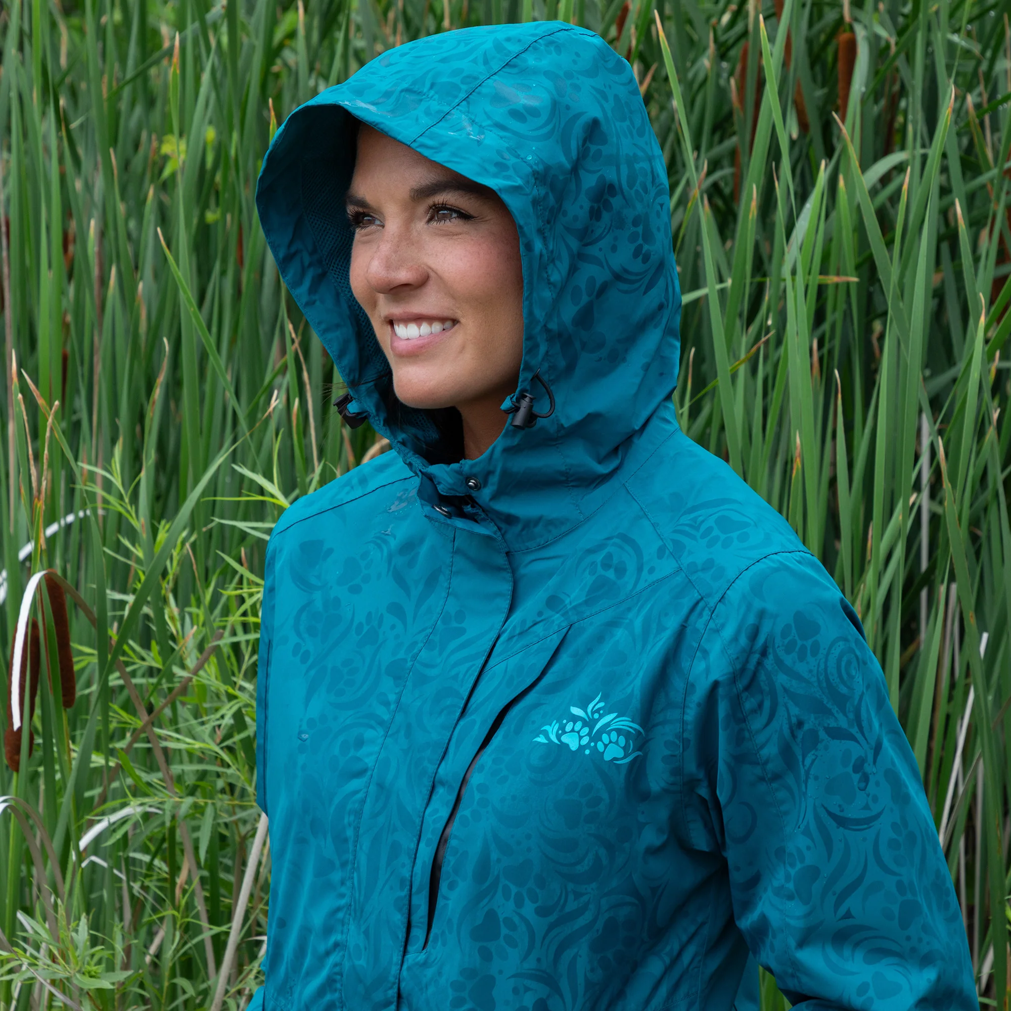 Paw Symphony Magical Print Rain Jacket - Image 12