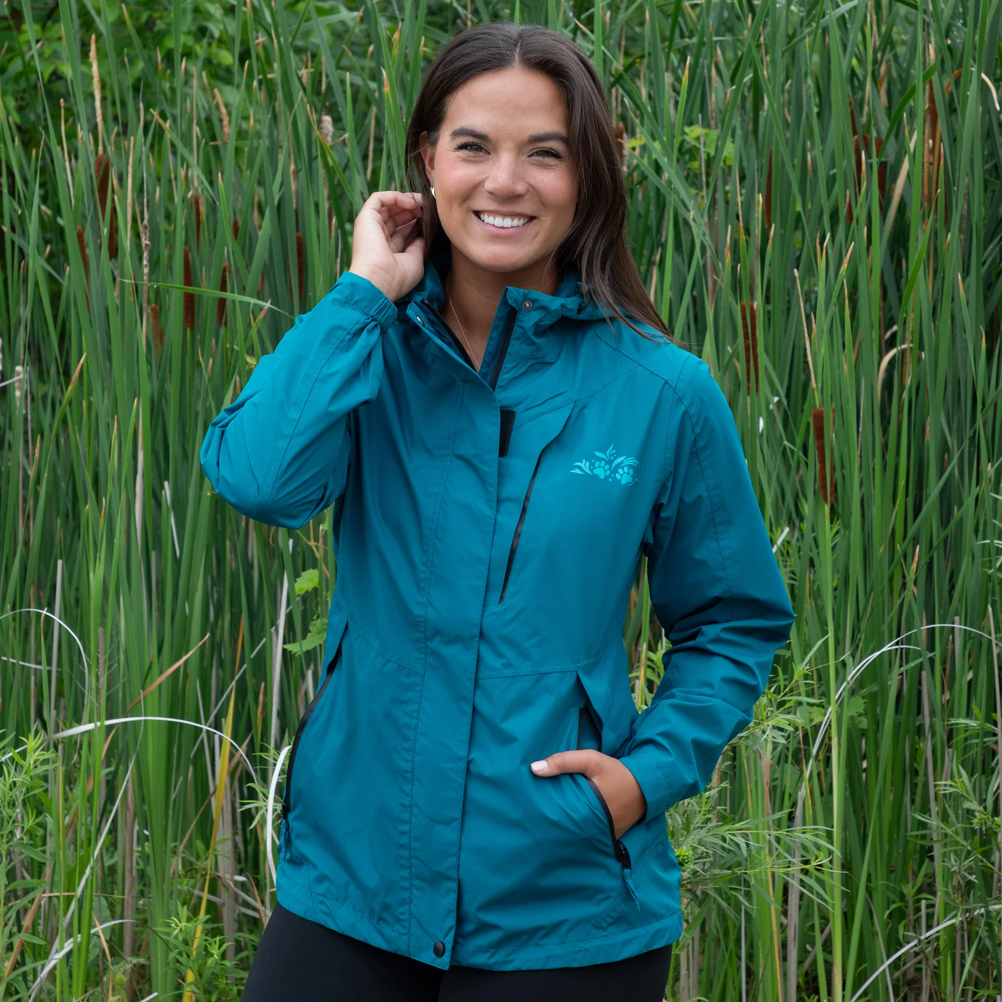 Paw Symphony Magical Print Rain Jacket - Image 14