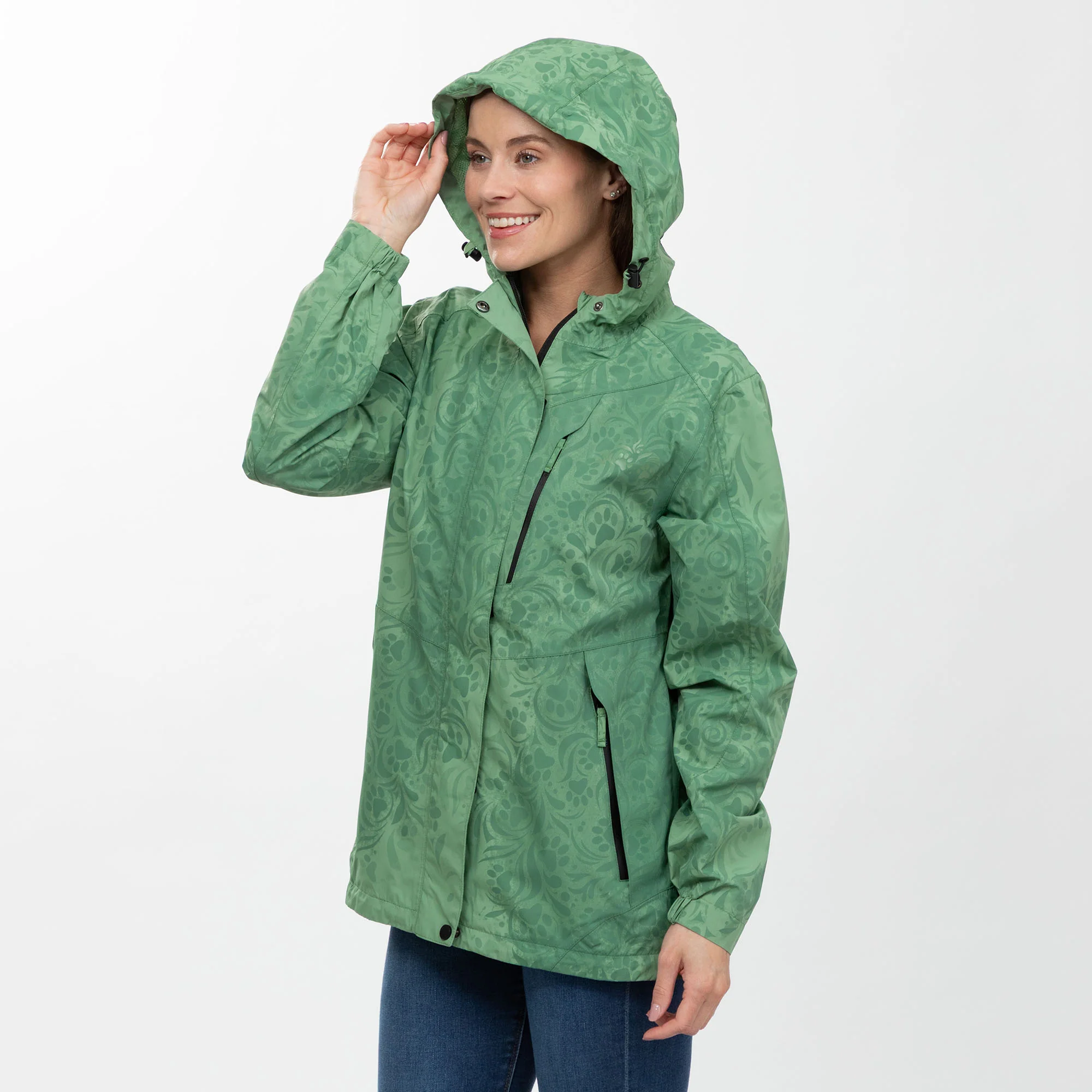 Paw Symphony Magical Print Rain Jacket - Image 23