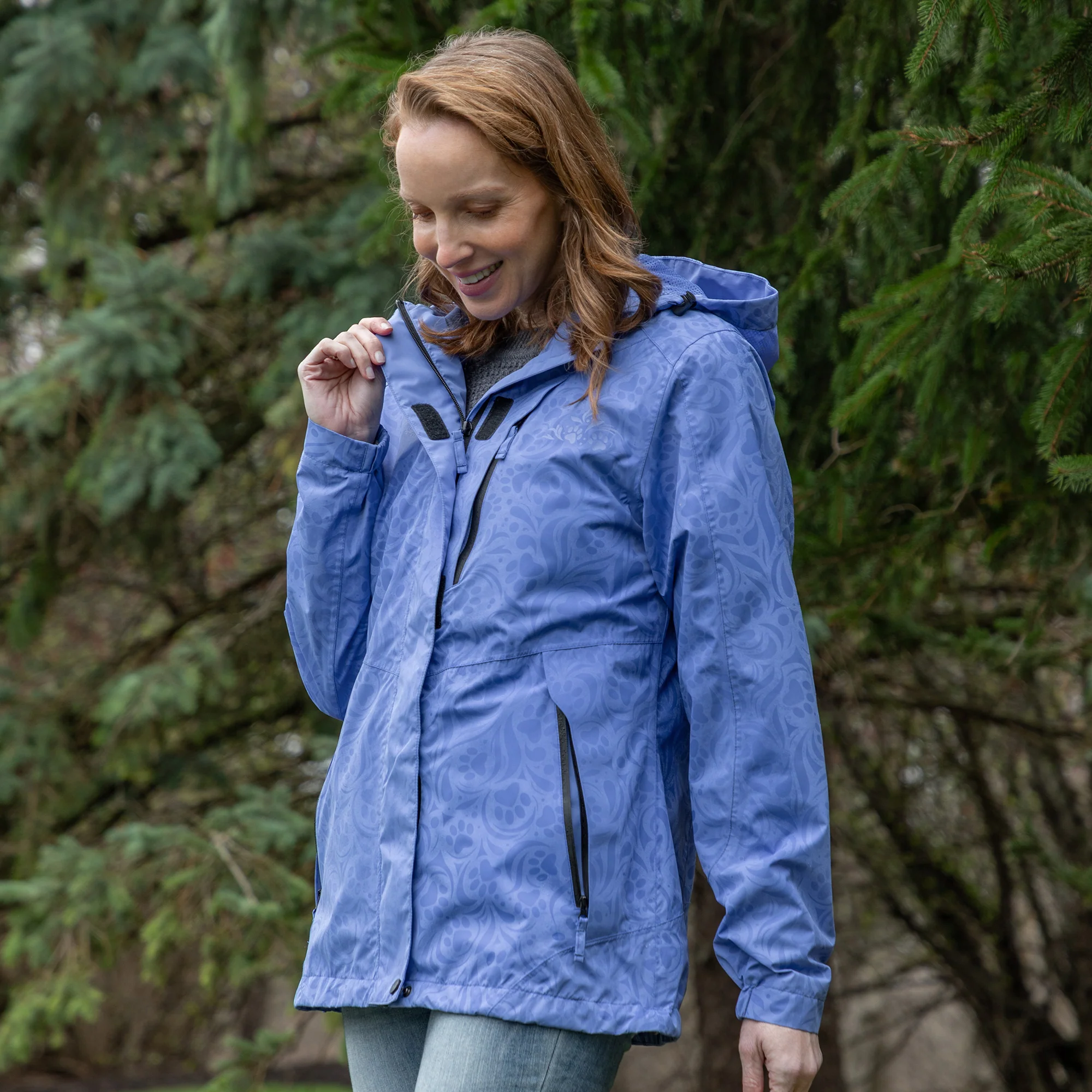 Paw Symphony Magical Print Rain Jacket - Image 28