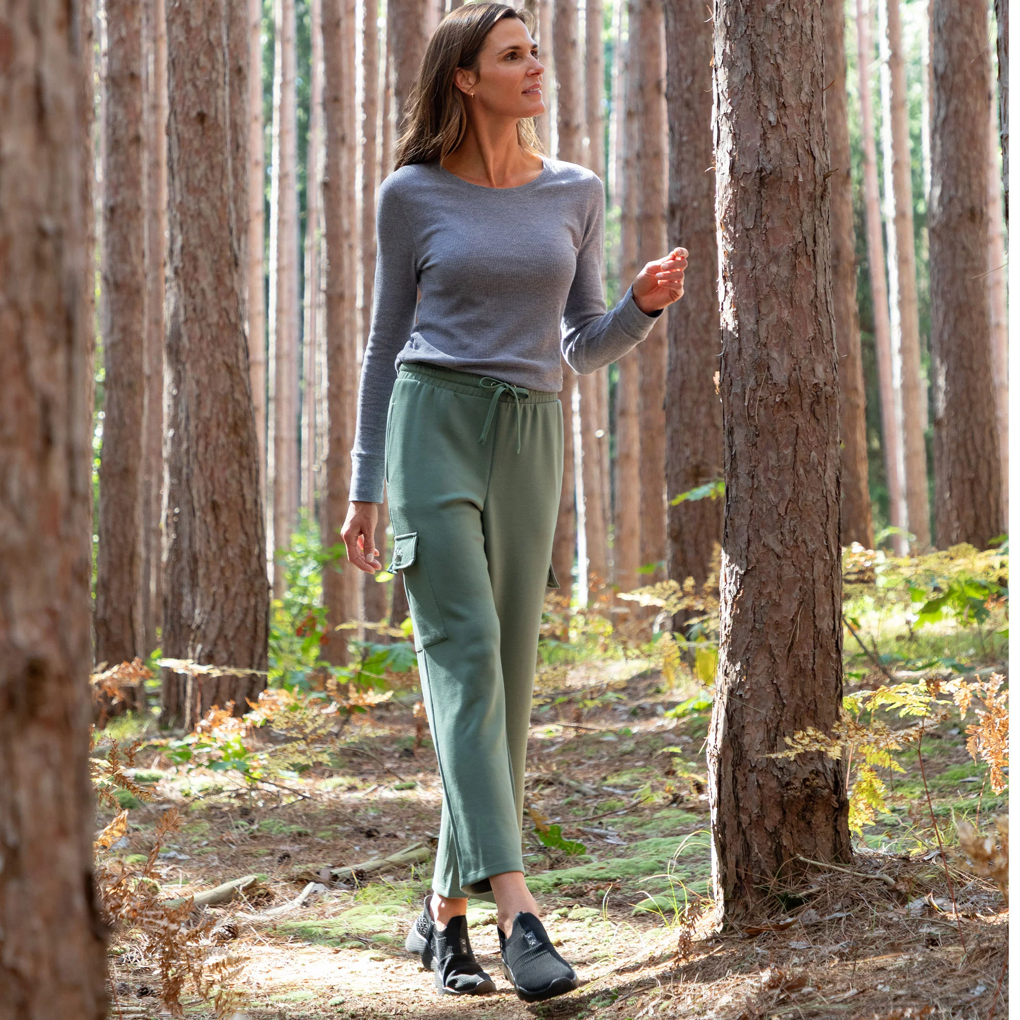 Paw Print Casual Cargo Pants - Image 9