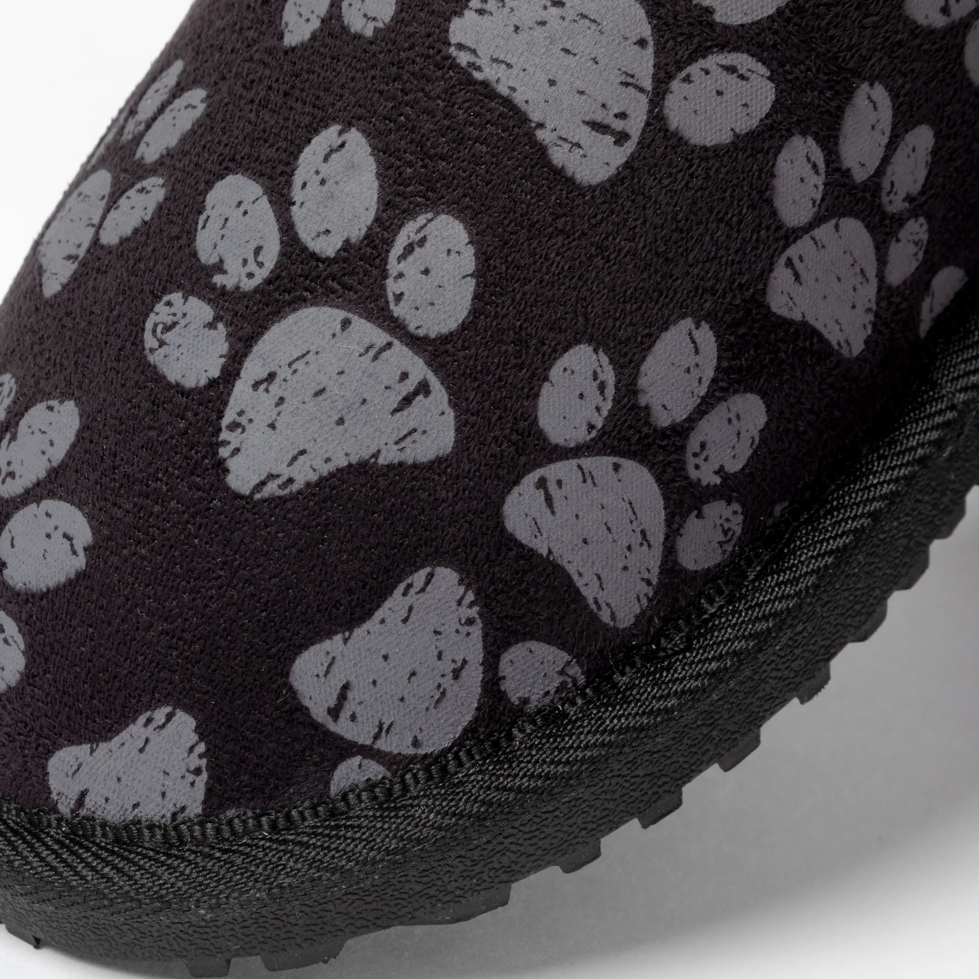 All Over Paws Faux Suede Slide-in Ankle Boots - Image 8