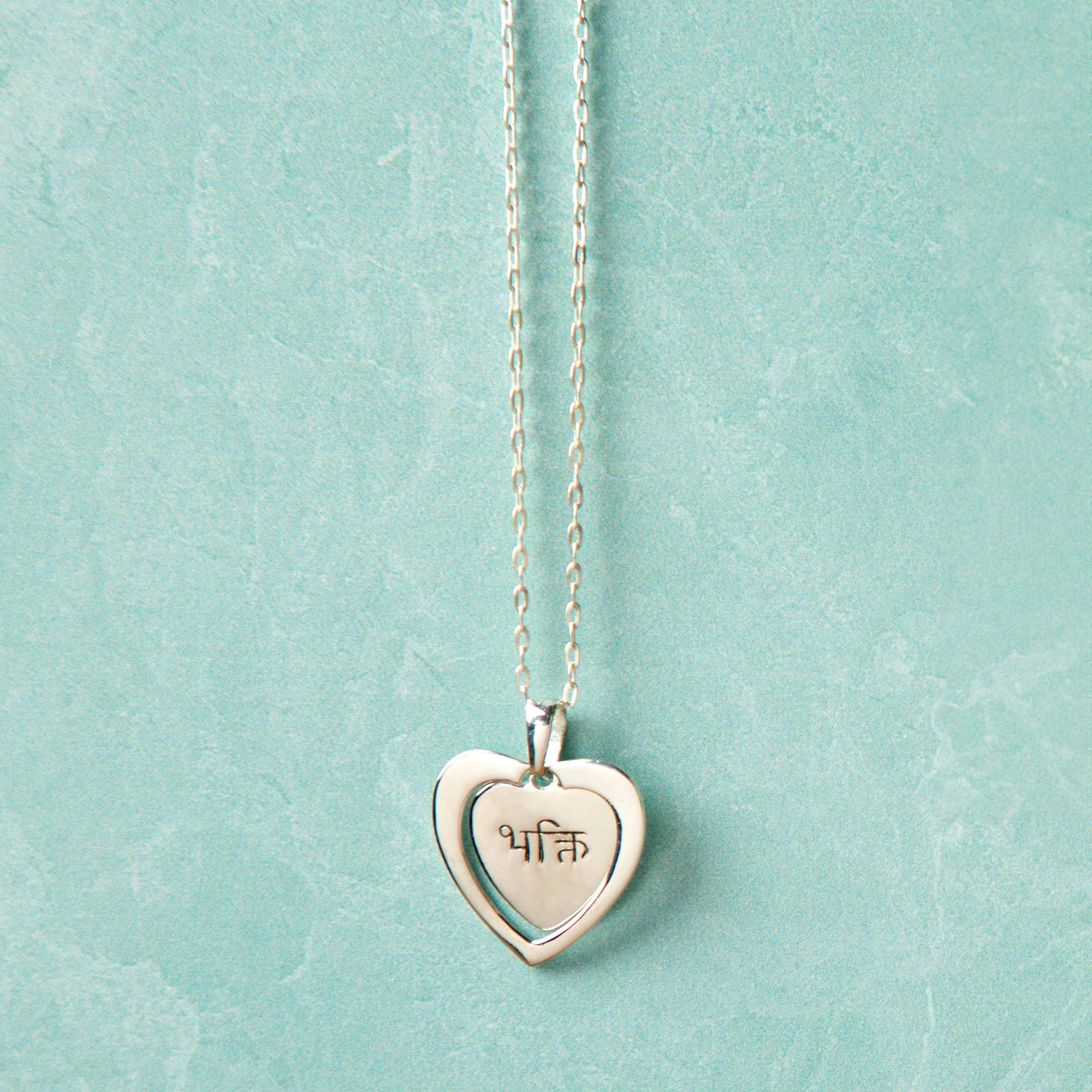 Sterling Tibetan Devoted Heart Necklace - Image 5