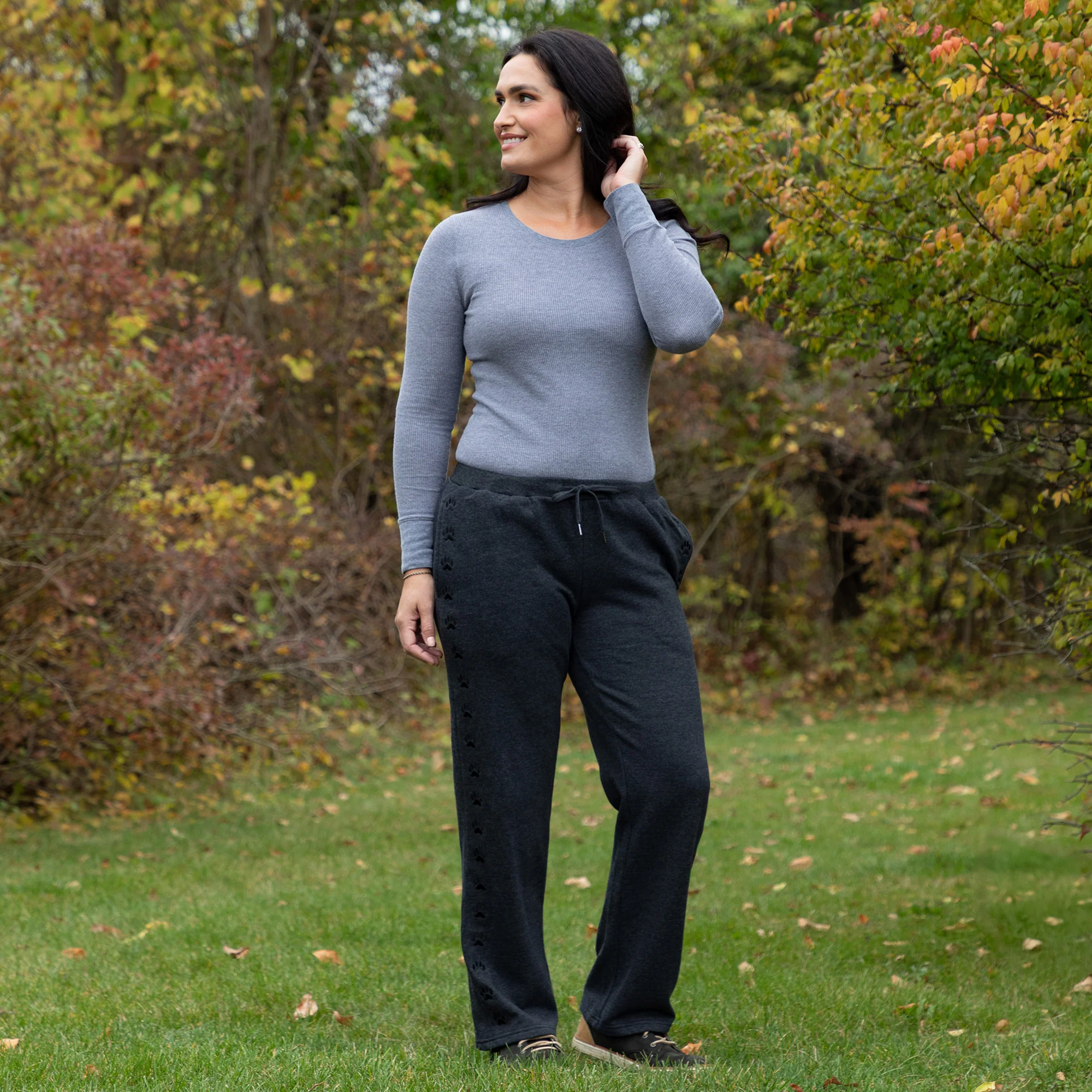 Path of Paws Embroidered Straight Leg Sweatpants - Image 10