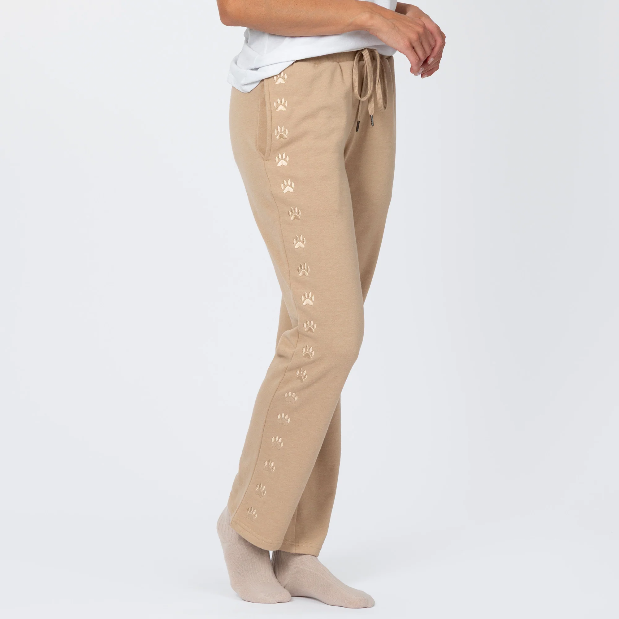 Path of Paws Embroidered Straight Leg Sweatpants - Image 17