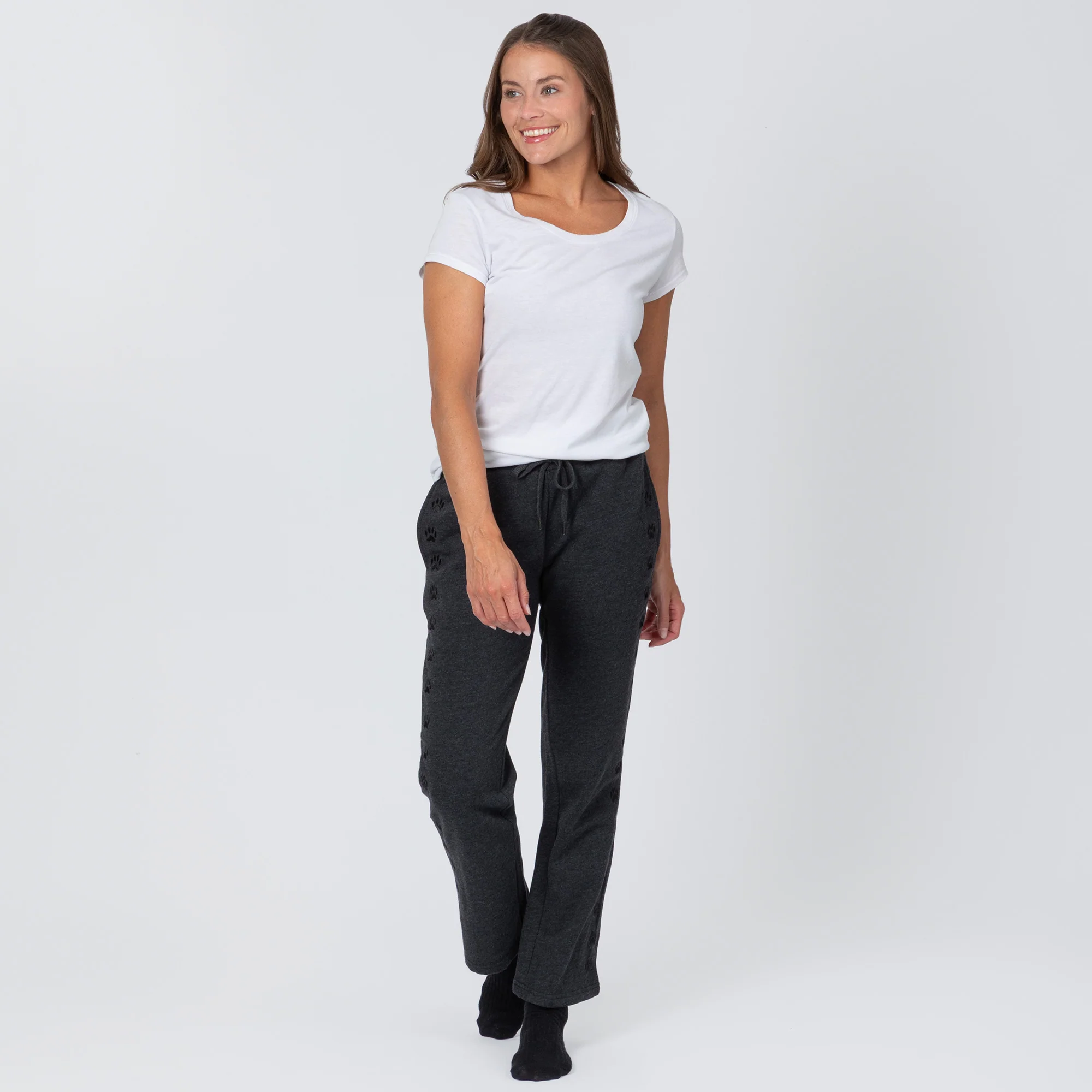 Path of Paws Embroidered Straight Leg Sweatpants - Image 6