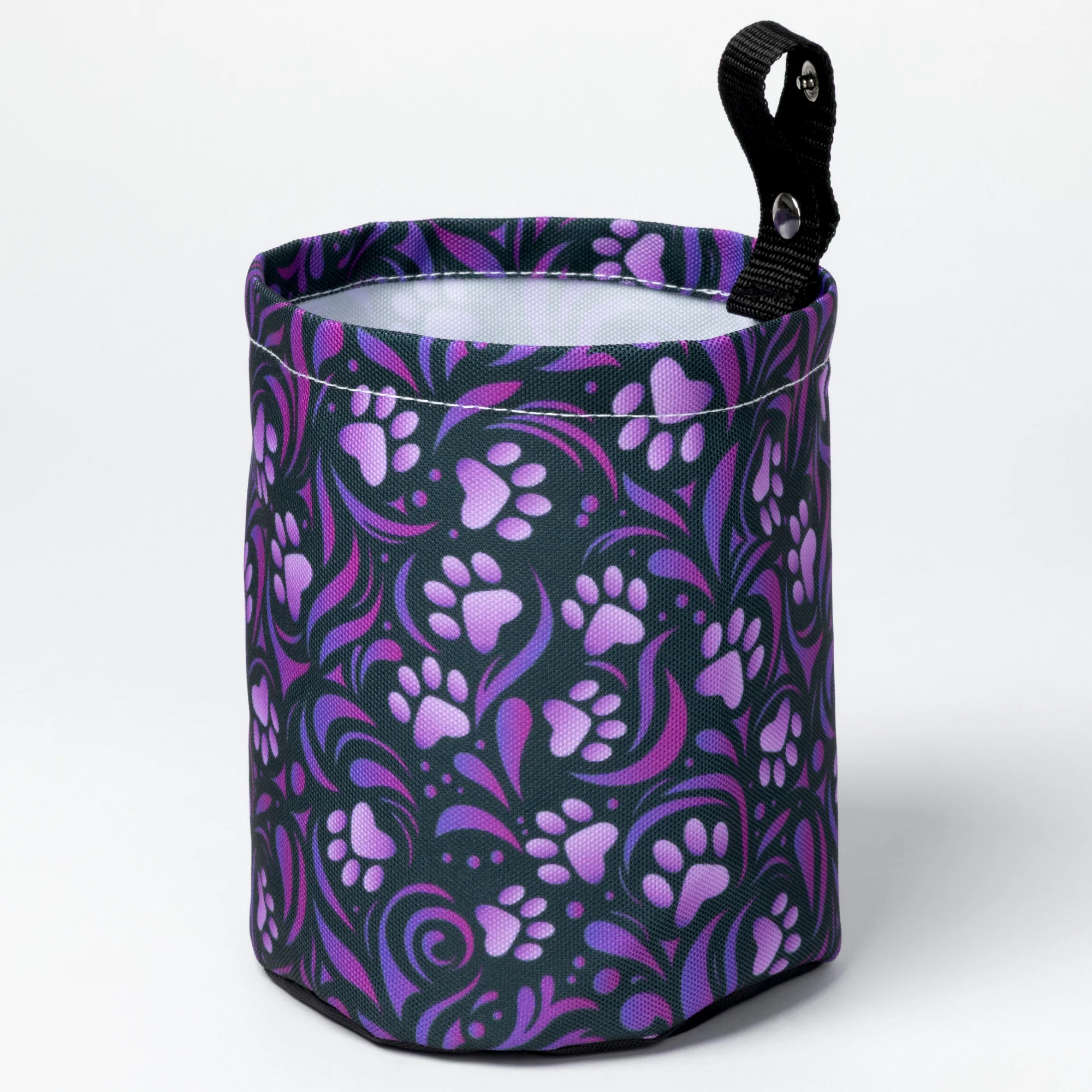 Paw Print Lightweight Foldable Car Trash Can - Image 14