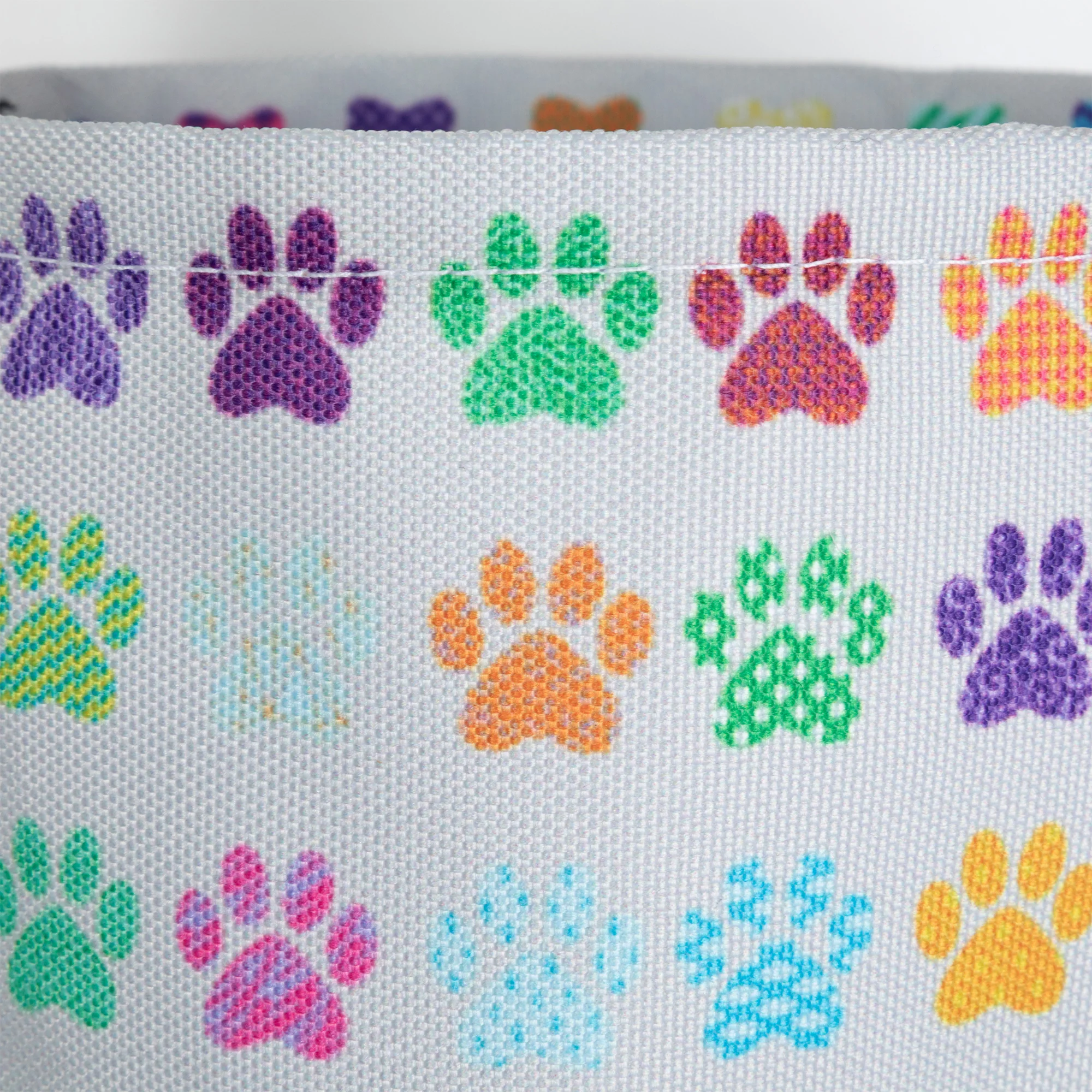 Paw Print Lightweight Foldable Car Trash Can - Image 18