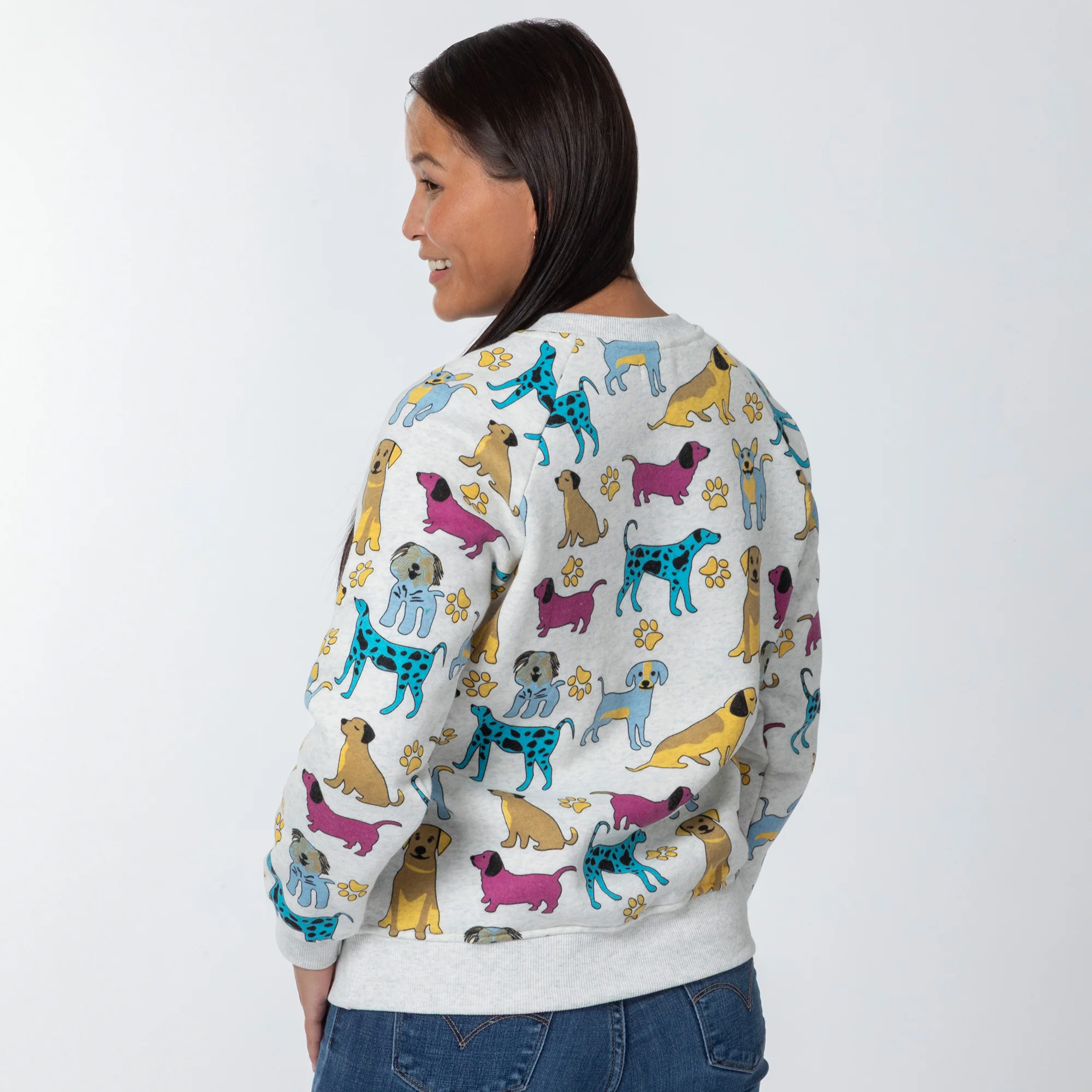 Colorful Pet Print Sweatshirt - Image 10