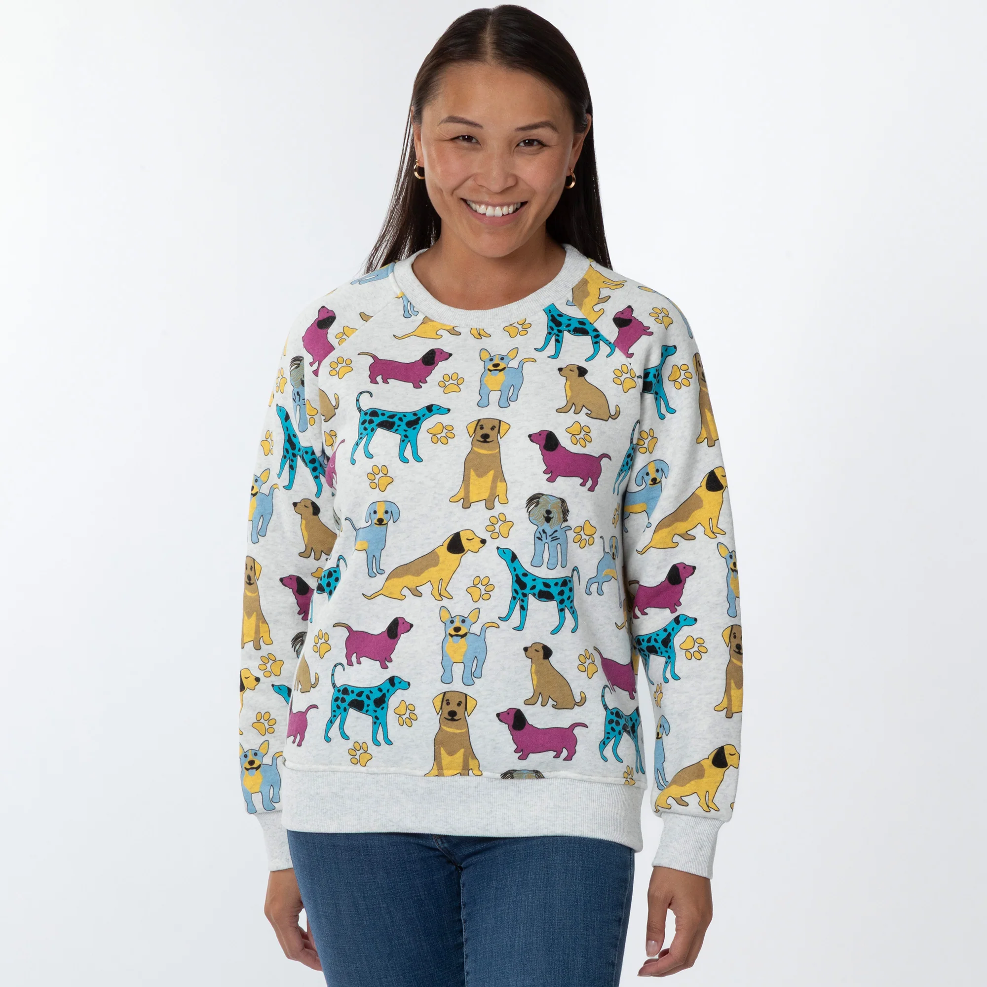 Colorful Pet Print Sweatshirt - Image 6