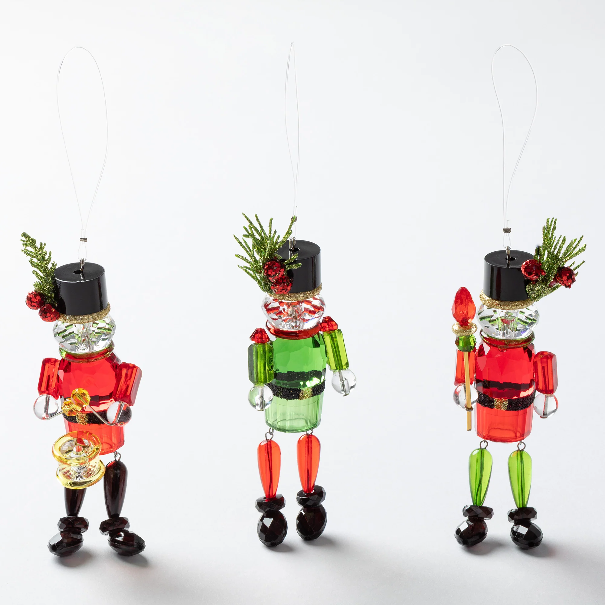 Sparkling Musician Nutcracker Ornament - Image 2