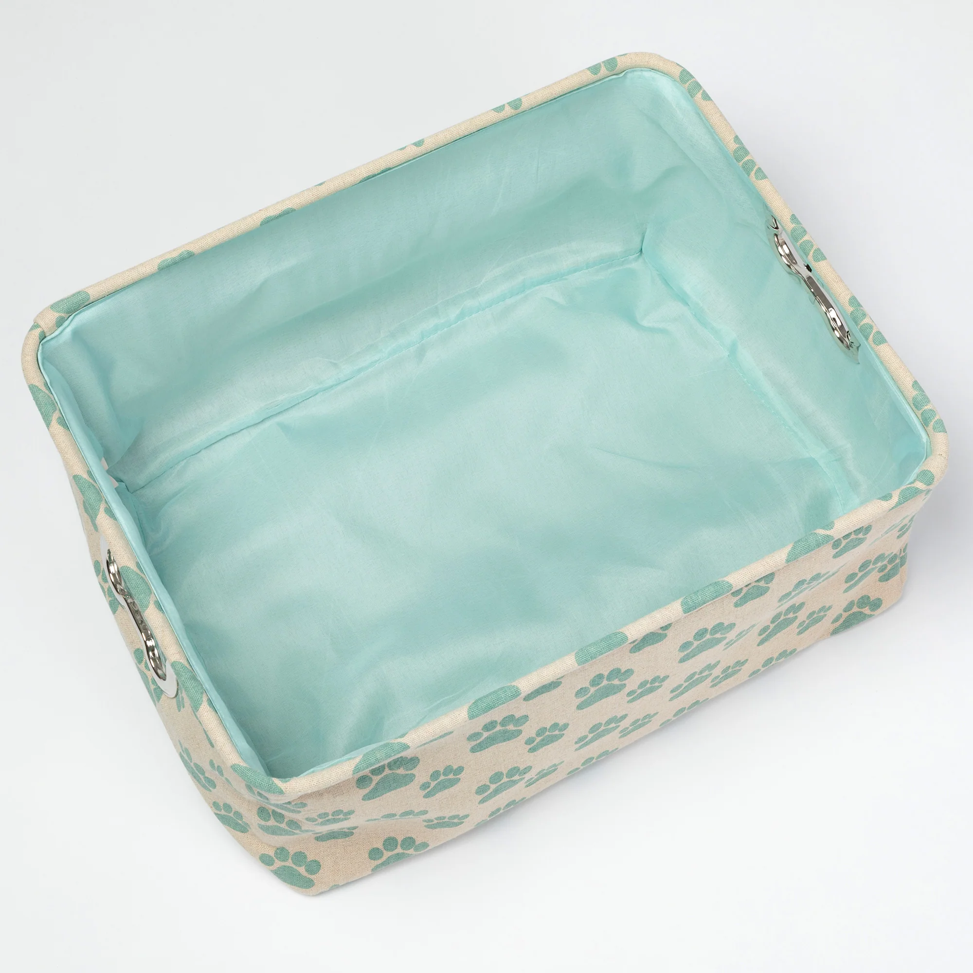 Paw Print Storage Basket with Handles - Image 11