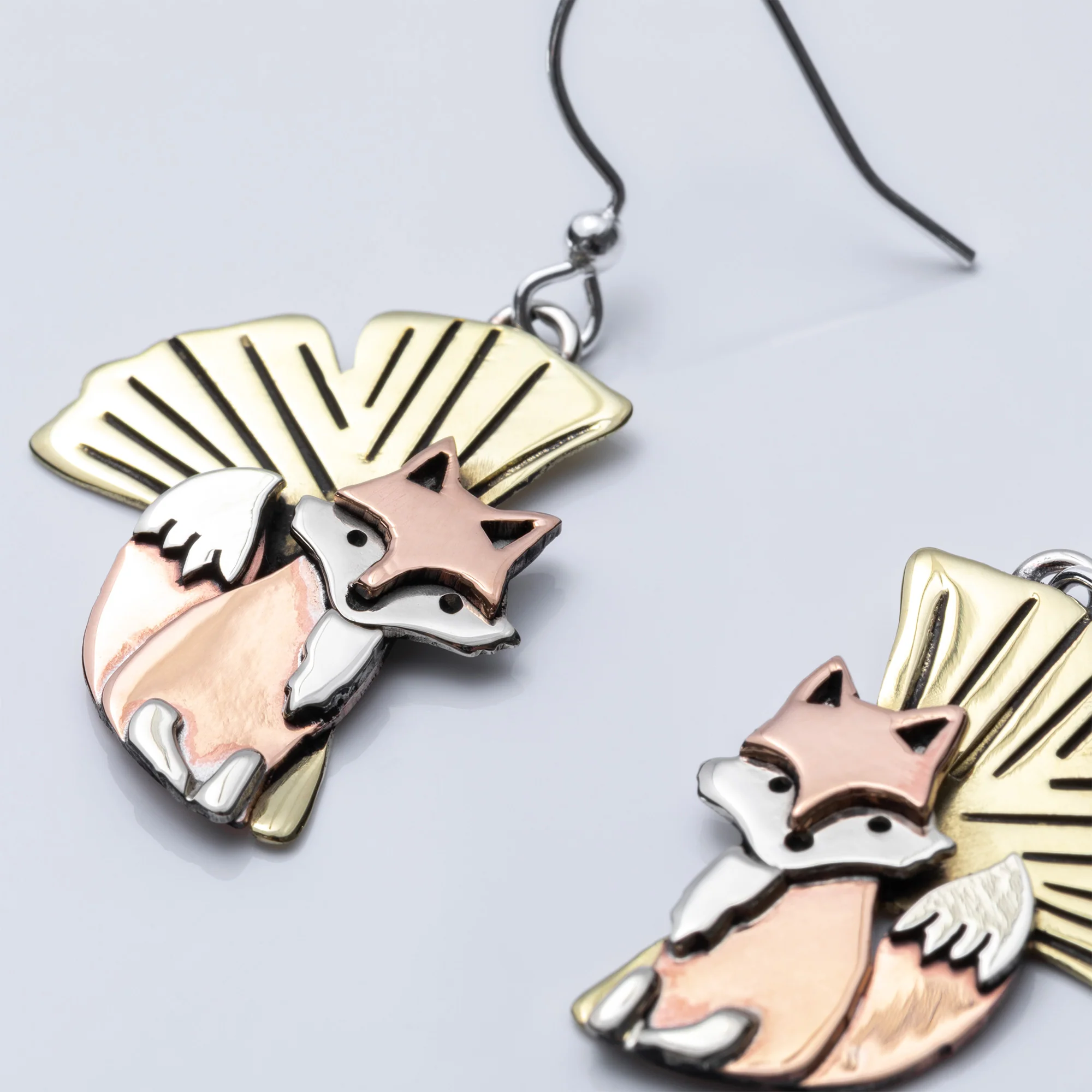 Wildlife Dangle Fair Trade Earrings - Image 3