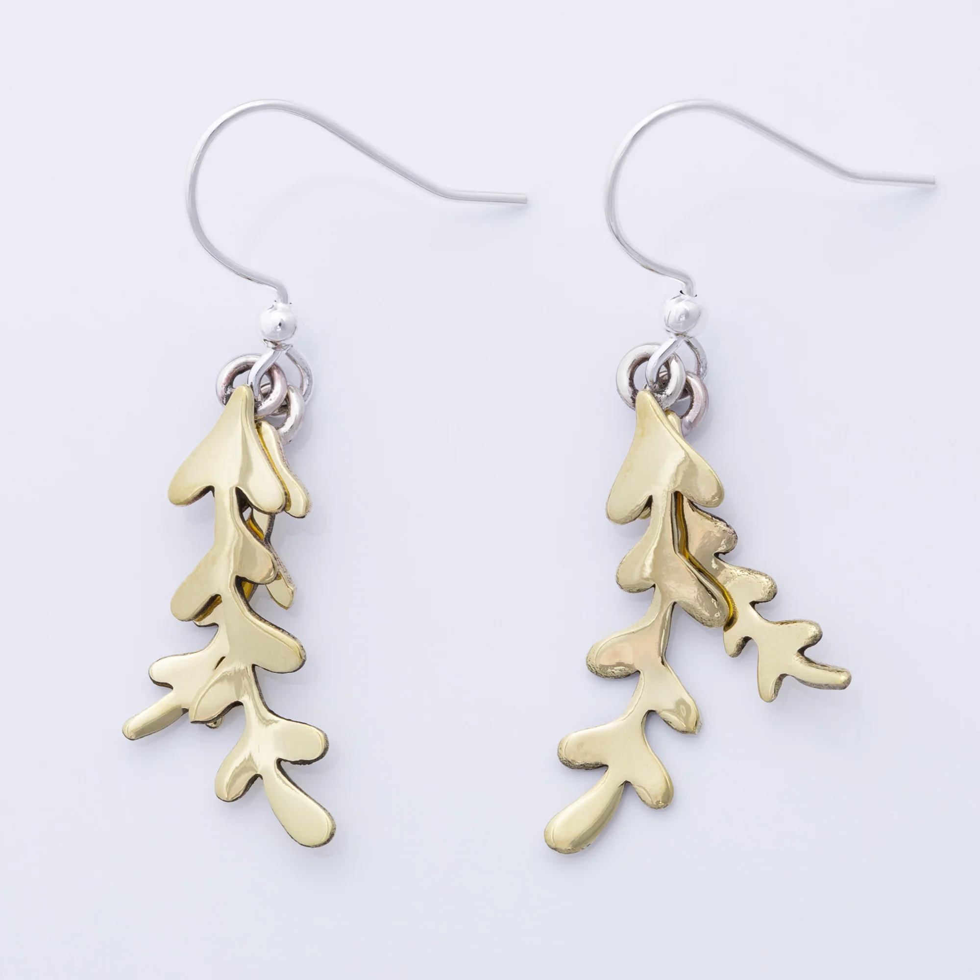 Whimsical Leaf Dangle Earrings - Image 16