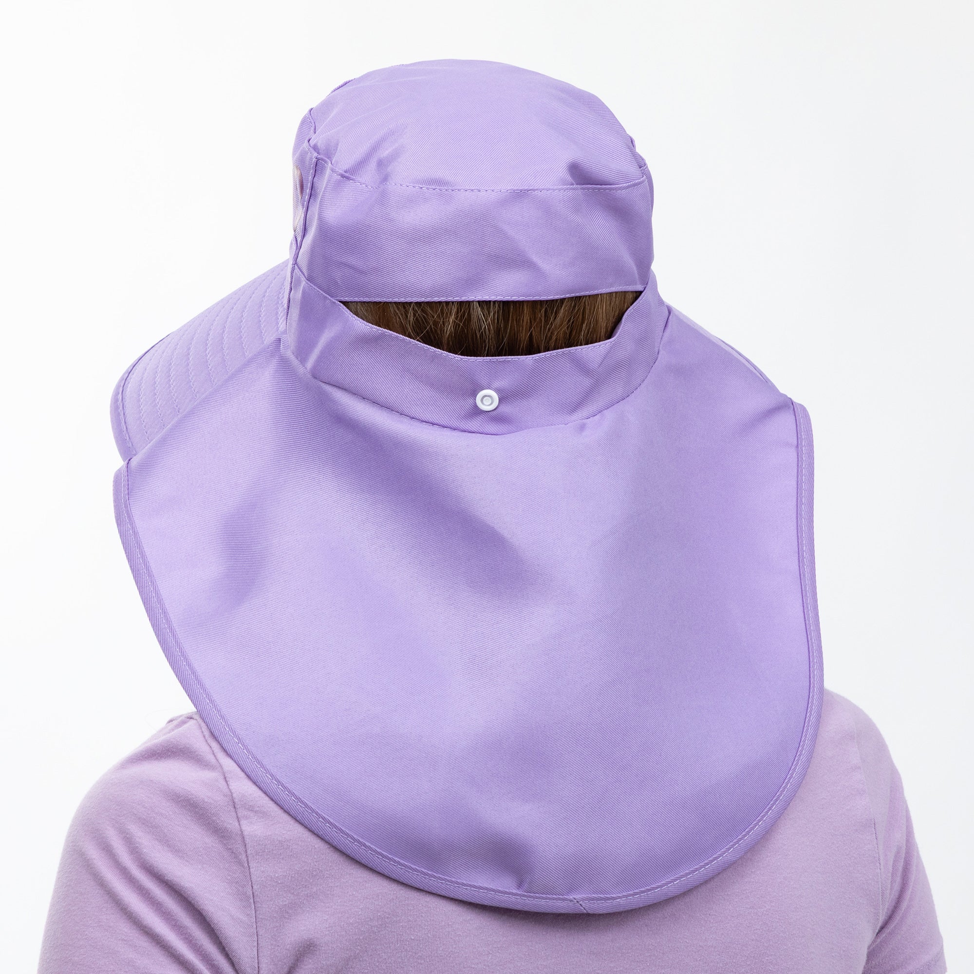 Paw Print UPF 50+ Waterproof Ponytail Sun Hat with Neck Protection - Image 12