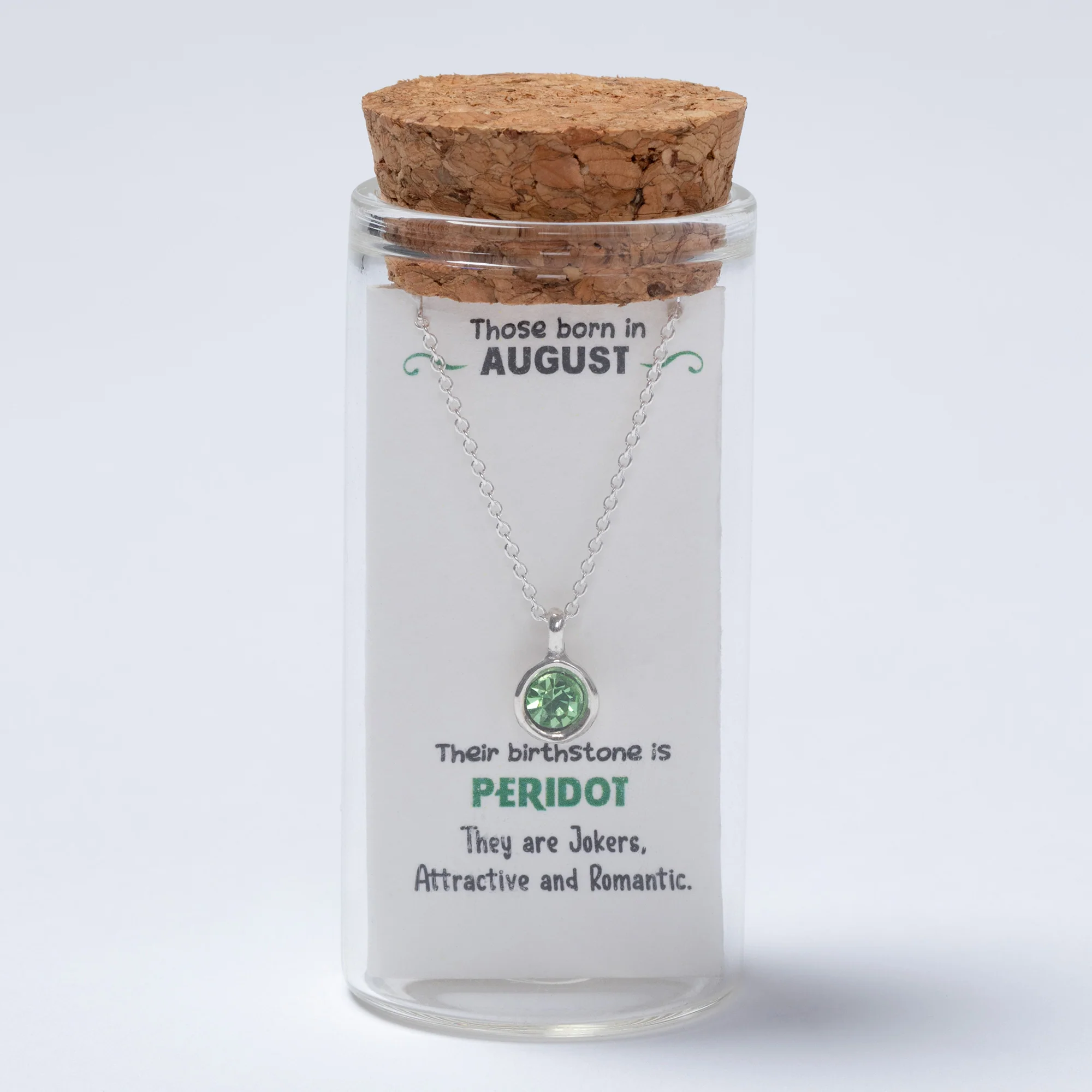 Message in a Bottle Birthstone Necklace Gift - Image 26