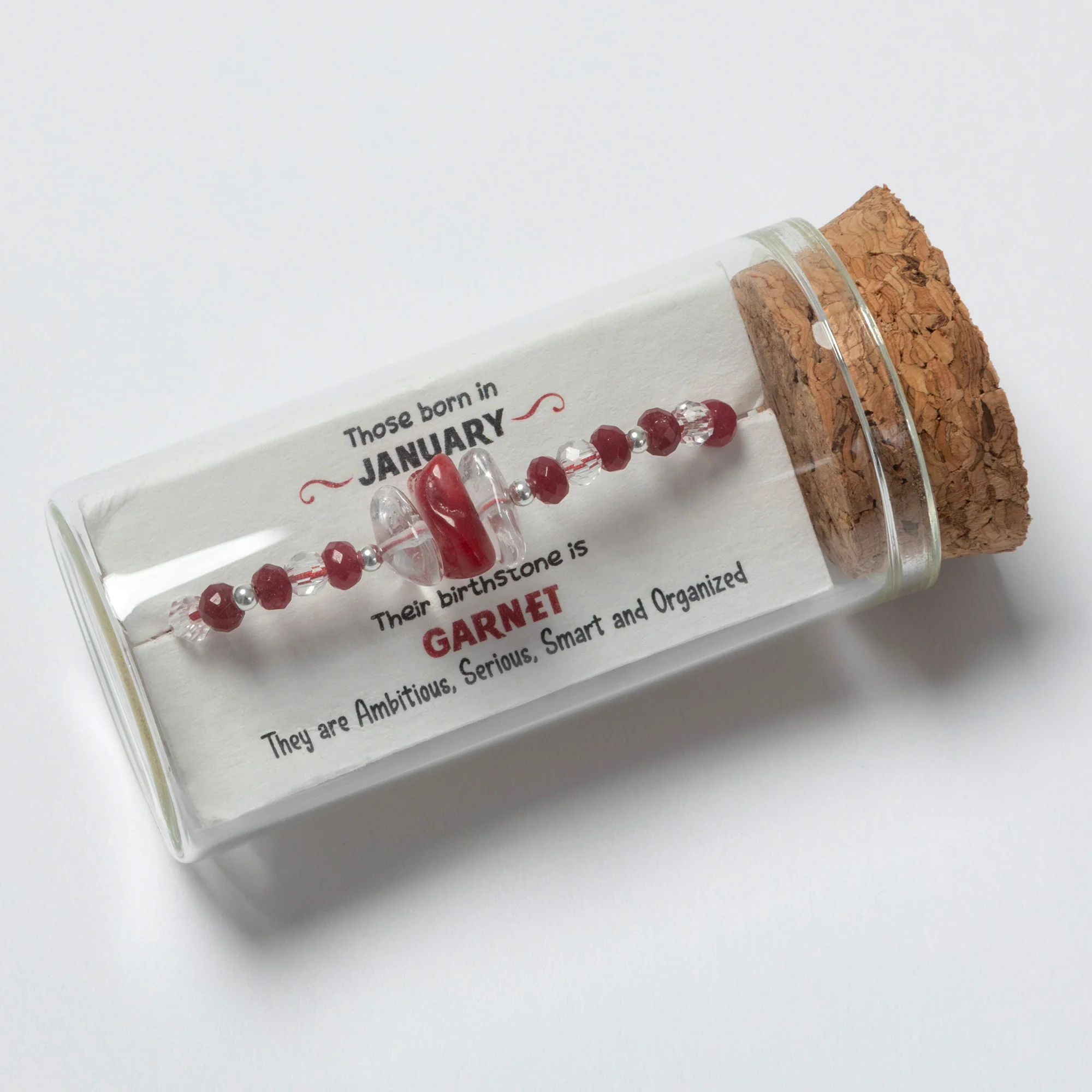 Message in a Bottle Birthstone Bracelet Gift - Image 2