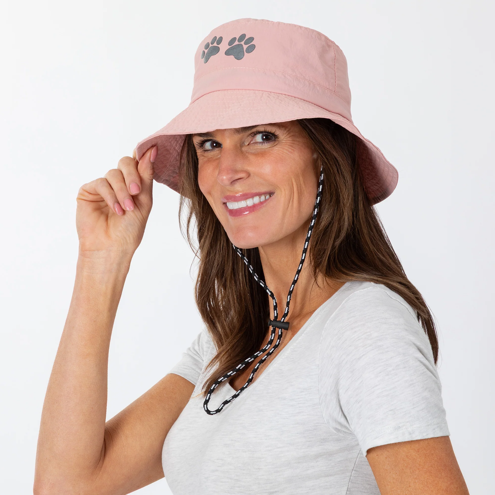 Paw Print Foldable Quick Dry Waterproof UPF 50+ Bucket Hat - Image 18