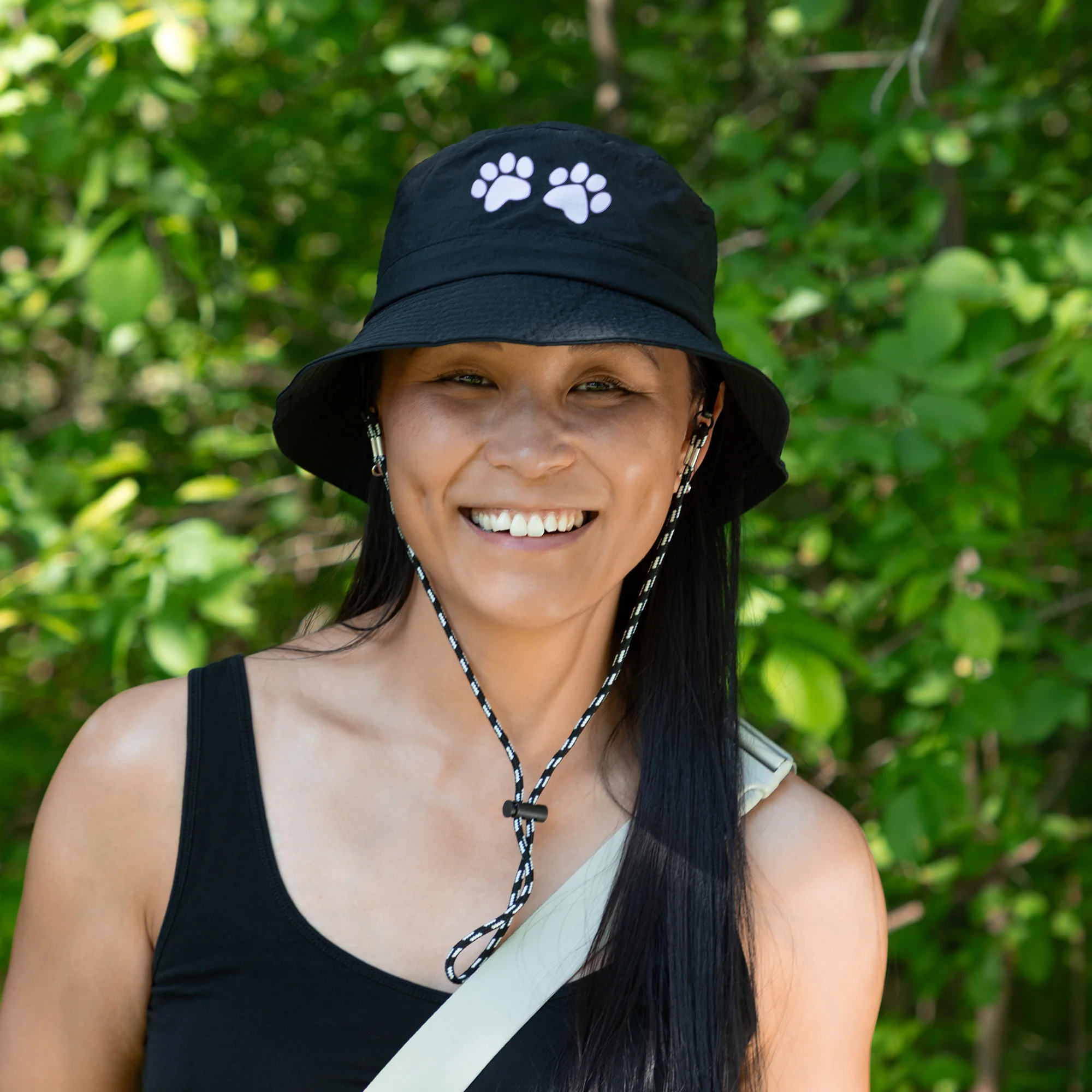 Paw Print Foldable Quick Dry Waterproof UPF 50+ Bucket Hat - Image 3