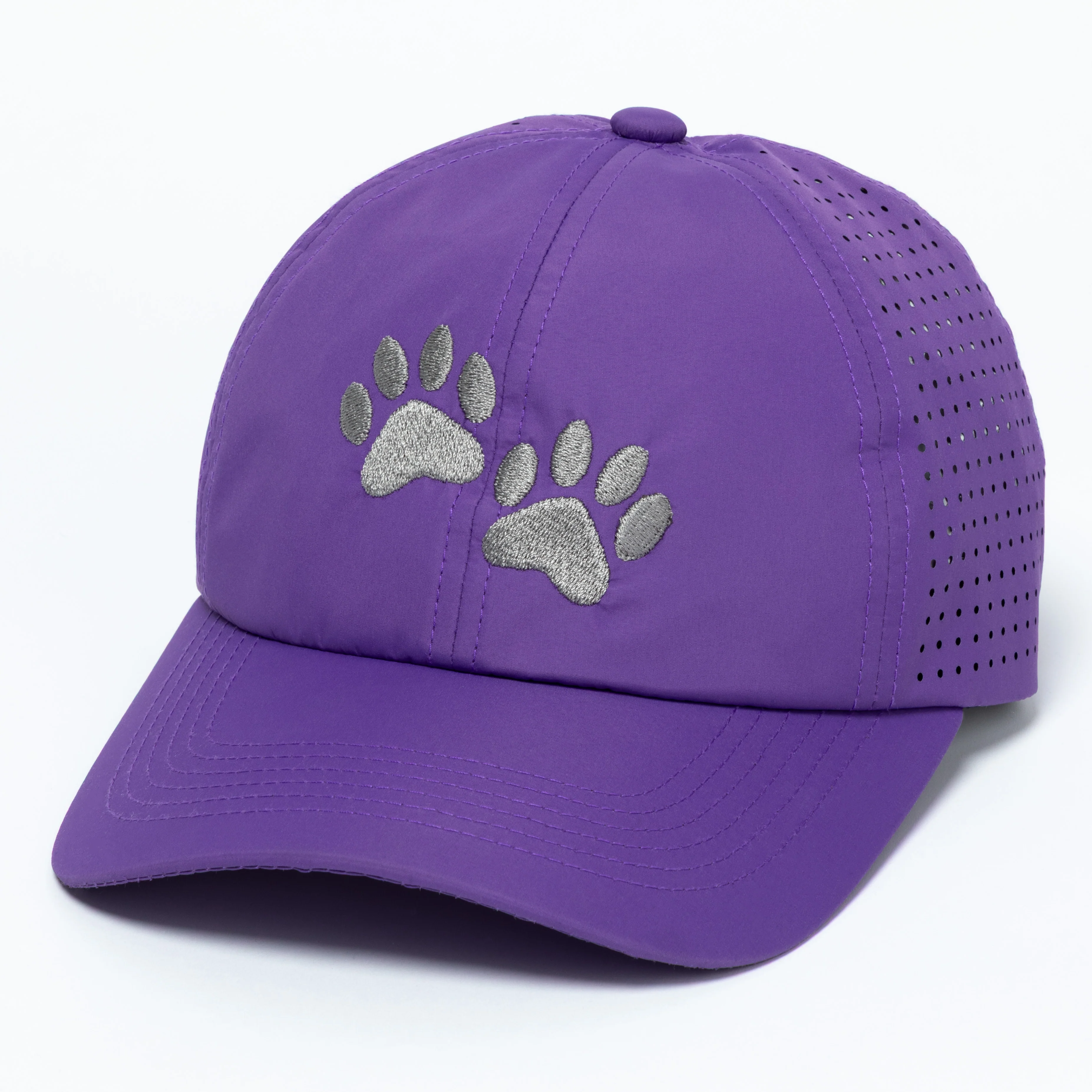 Paw Print Ponytail Baseball Cap - Breathable Mesh, Adjustable Fit - Image 15