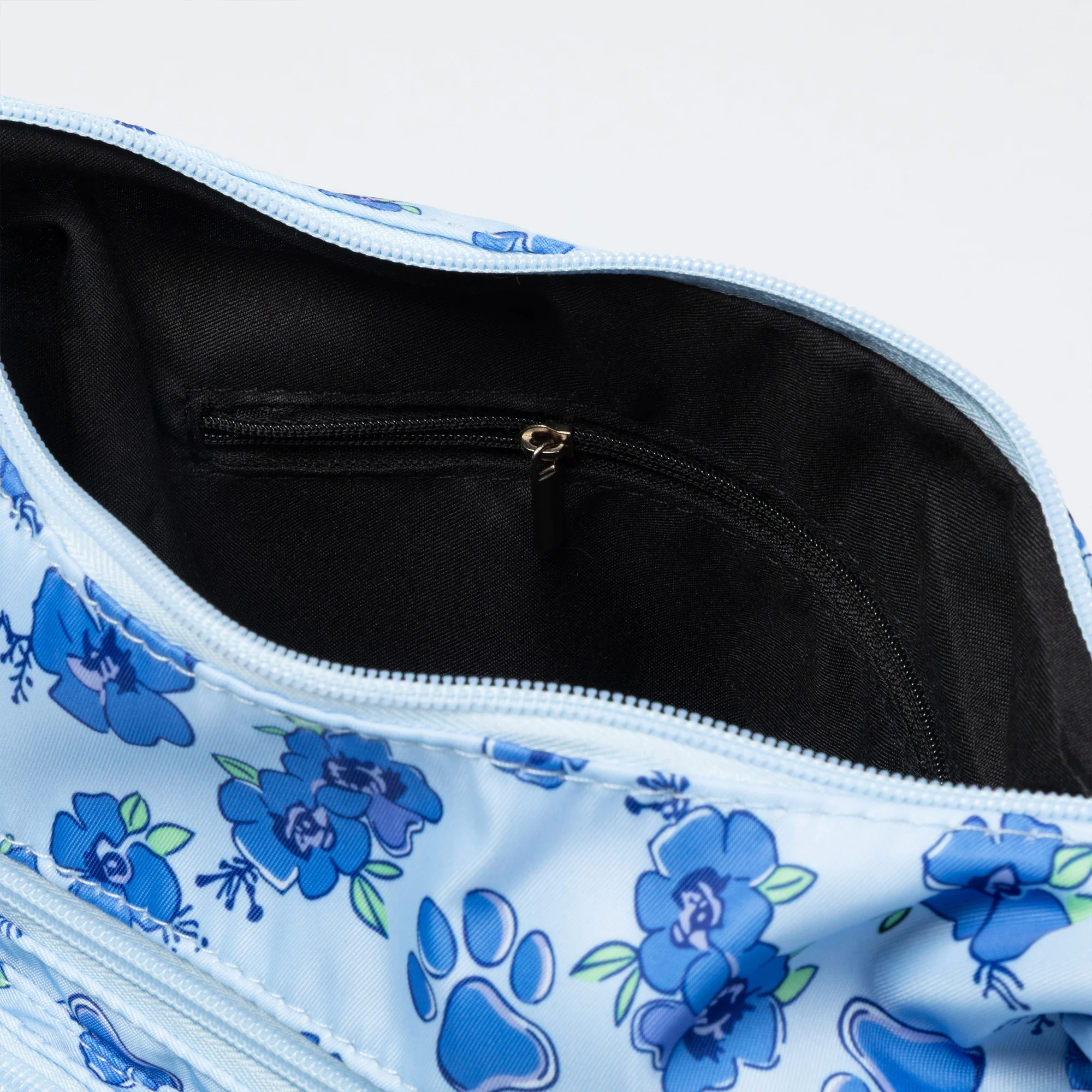 Paw Print Nylon Crossbody Purse | Adjustable Strap with Zip Pockets - Image 34