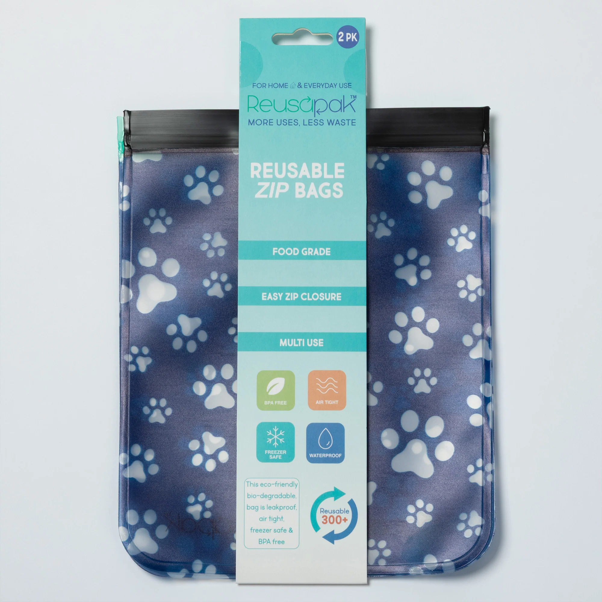 Reusable Food Storage Bags Set of 2 | Airtight Leakproof BPA-Free Freezer-Safe Reusable Bags - Image 12