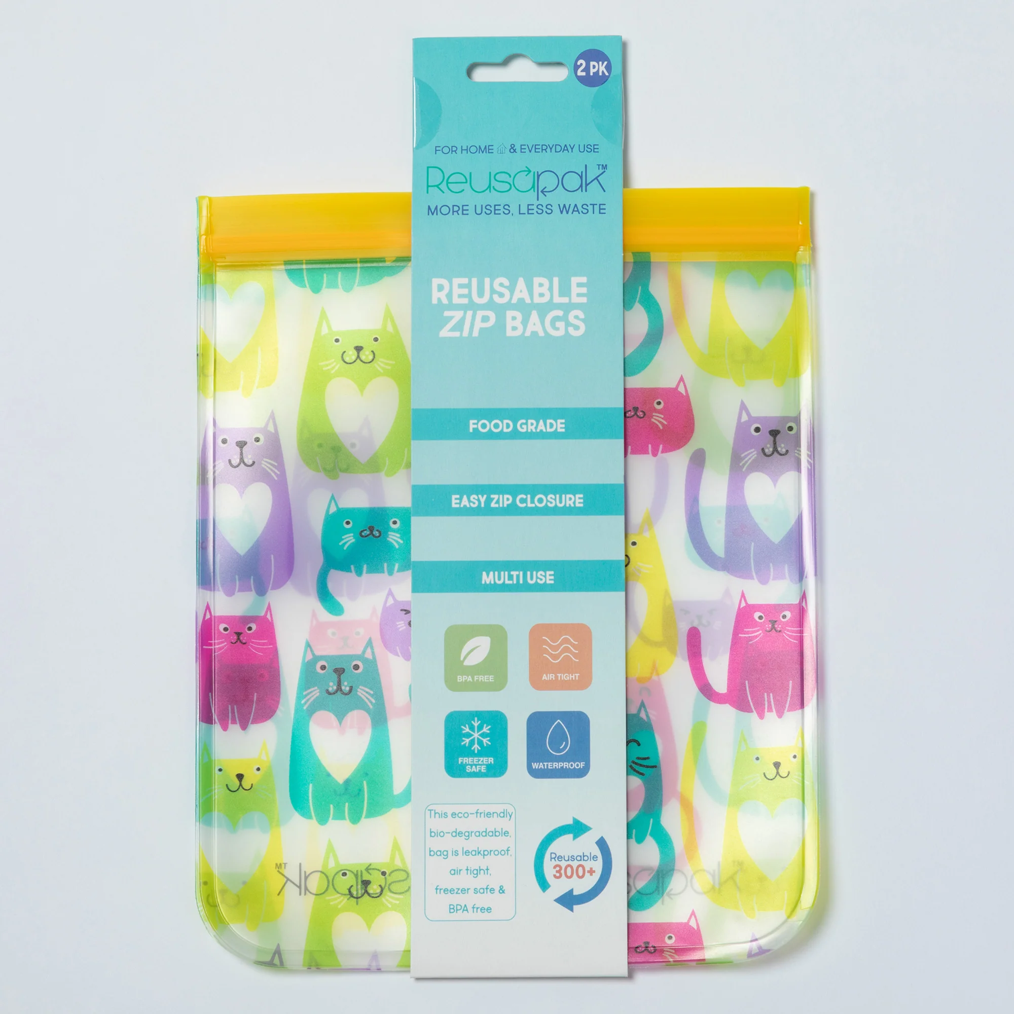 Reusable Food Storage Bags Set of 2 | Airtight Leakproof BPA-Free Freezer-Safe Reusable Bags - Image 6