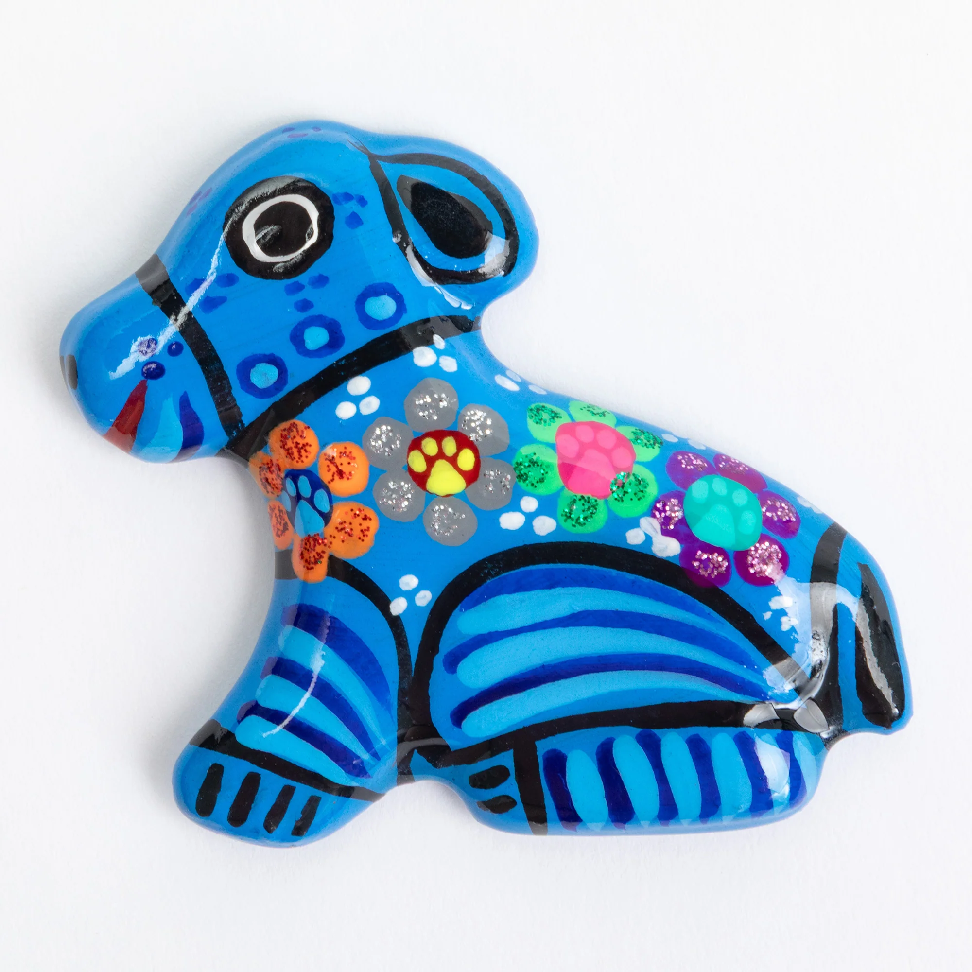 Hand-Painted Ceramic Dog Magnet - Image 6