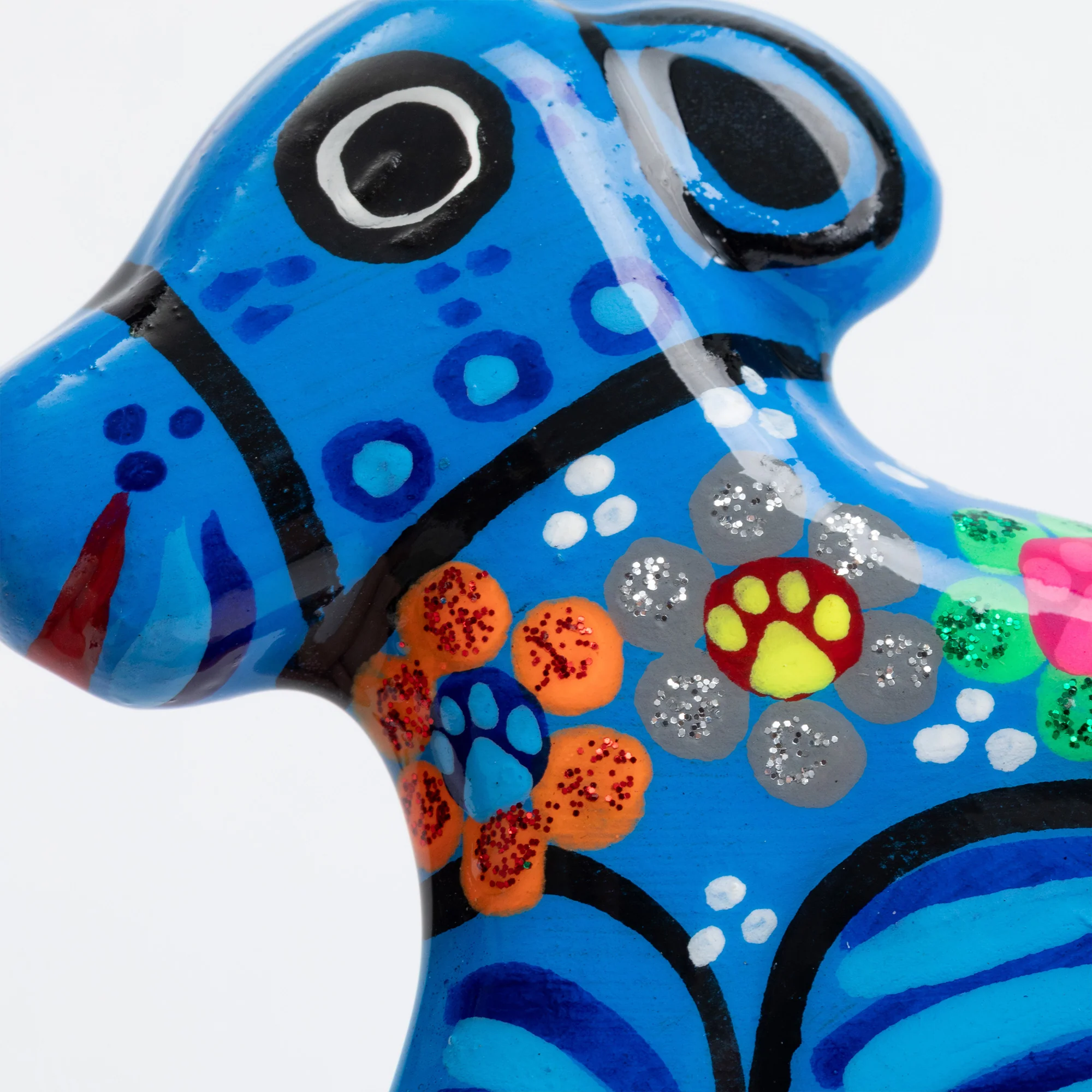 Hand-Painted Ceramic Dog Magnet - Image 8