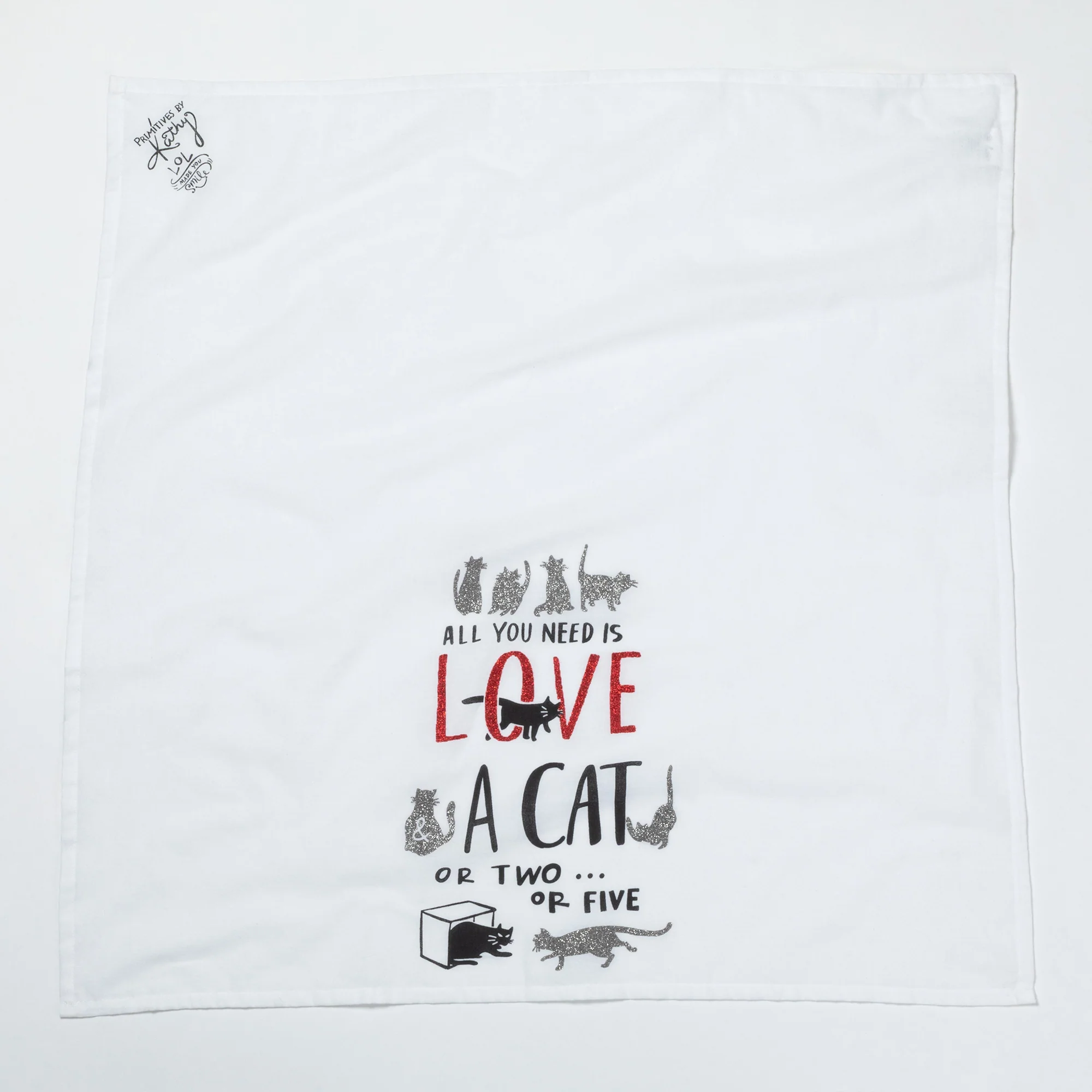 Funny Cat Kitchen Towel | 100% Cotton Dish Towel - Image 13