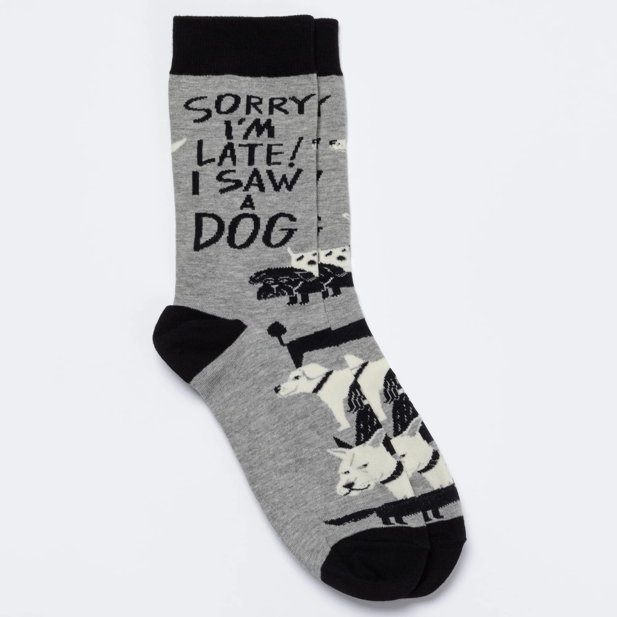 Funny Cat & Dog Lover Crew Socks - Image 17