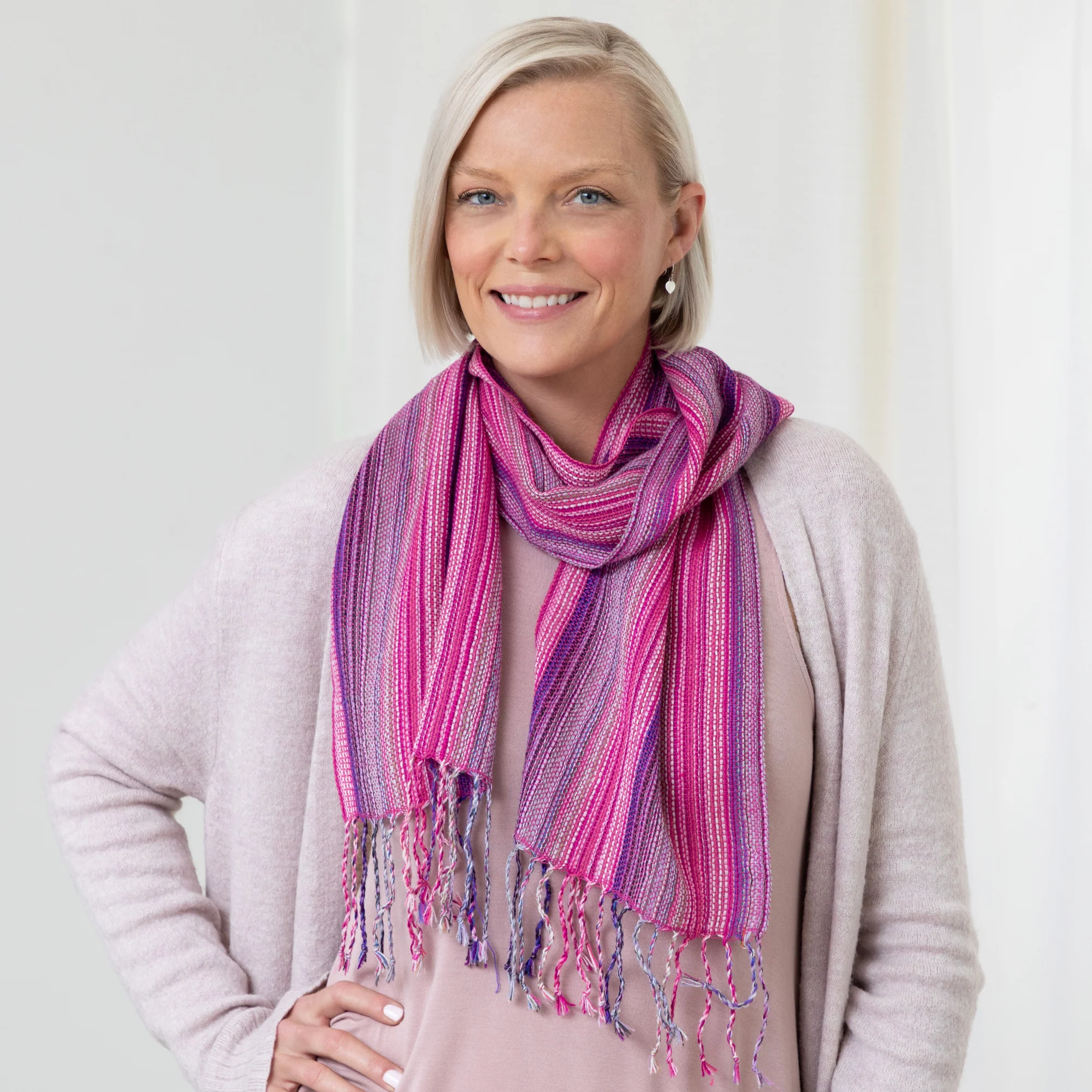 Hand-loomed Alpaca Scarf | Fair Trade, 100% Alpaca Fiber - Image 12