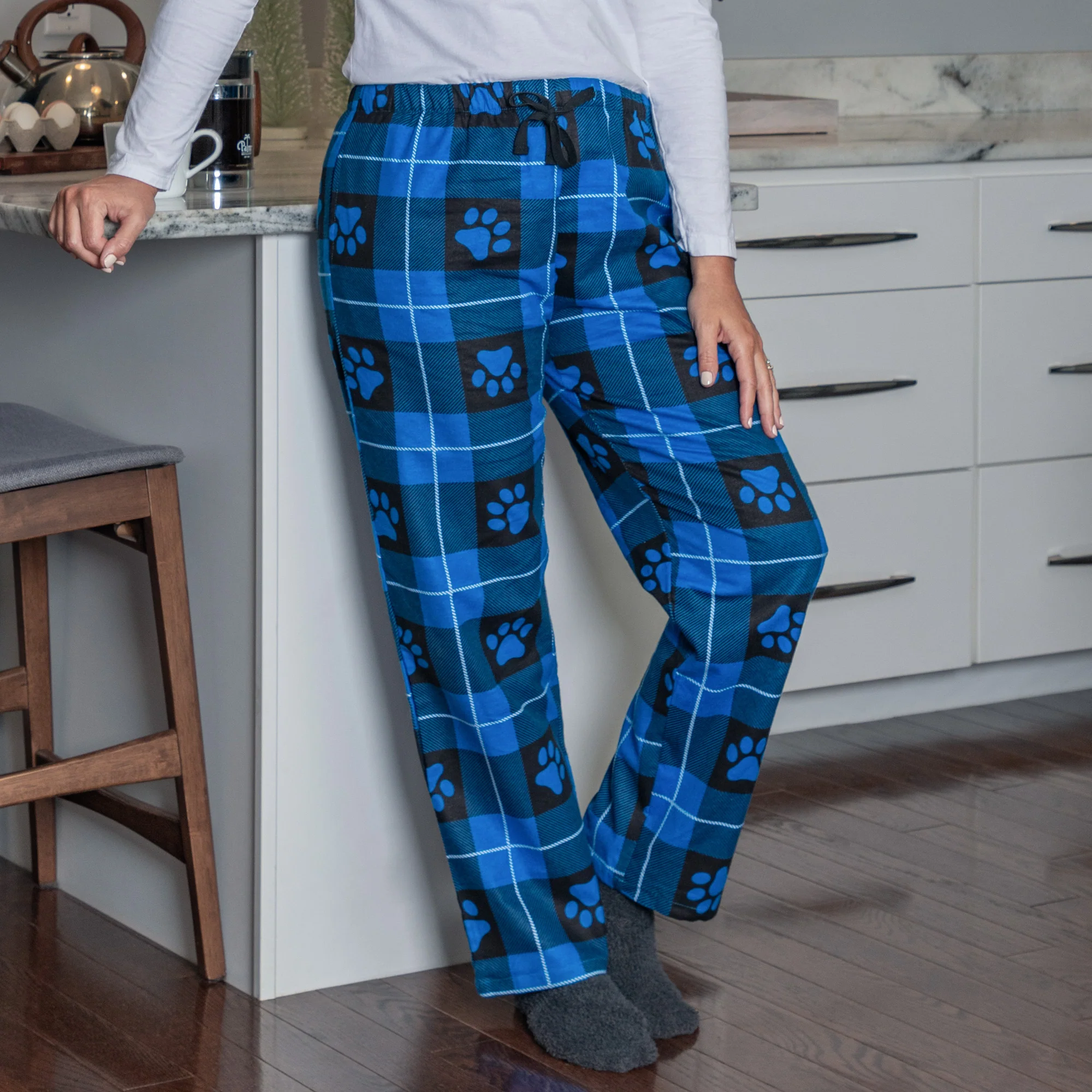 Flannel Paw Lounge Pants - Image 12