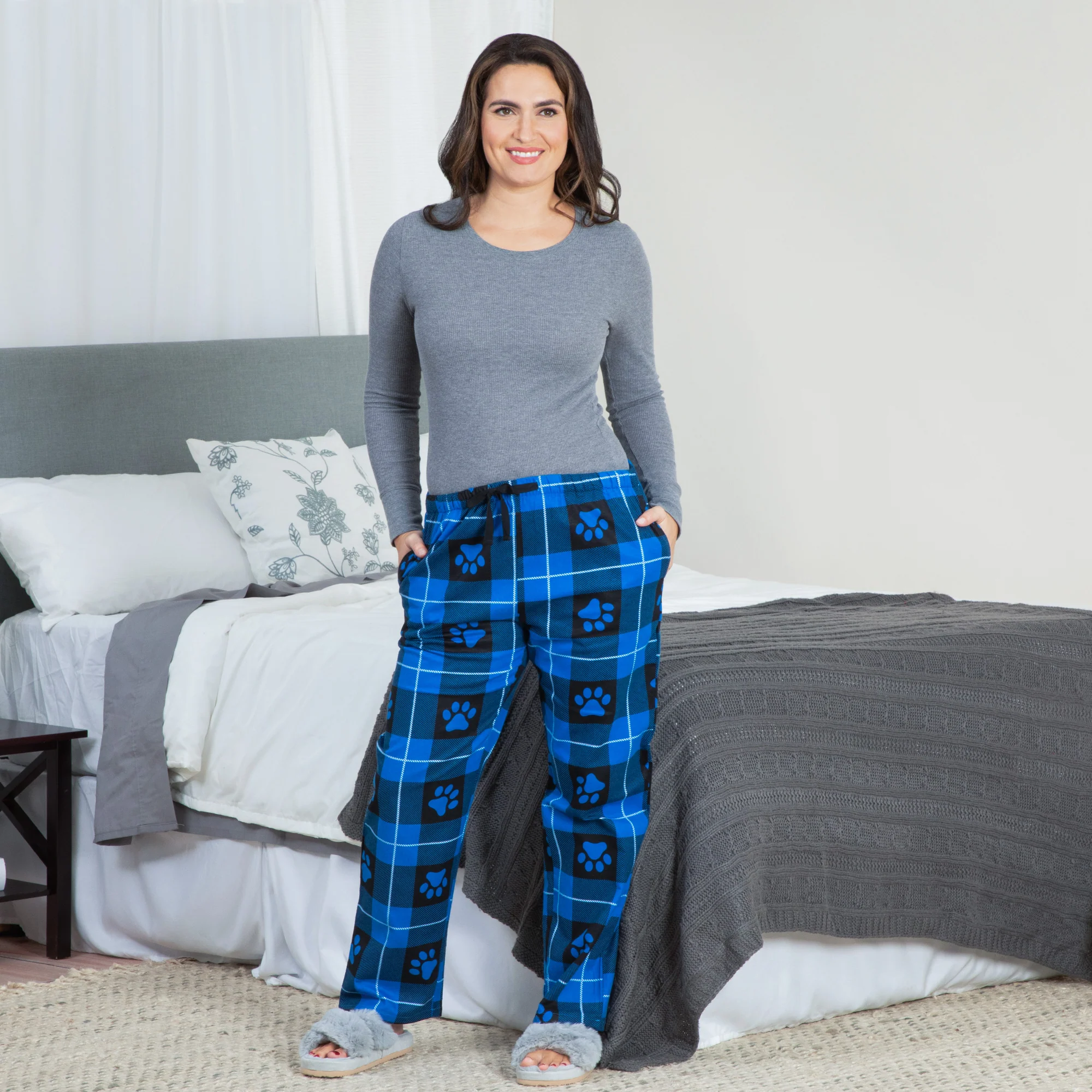 Flannel Paw Lounge Pants - Image 14