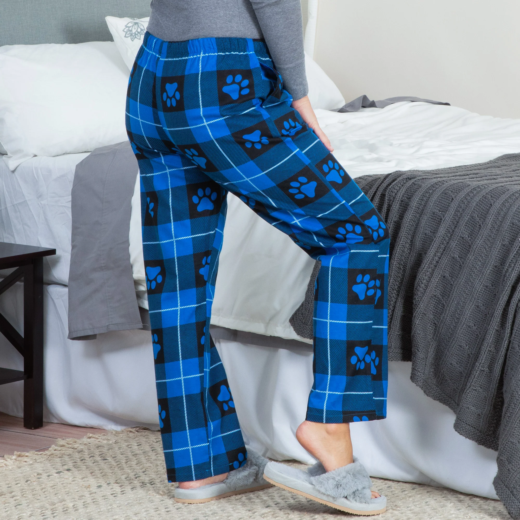 Flannel Paw Lounge Pants - Image 16