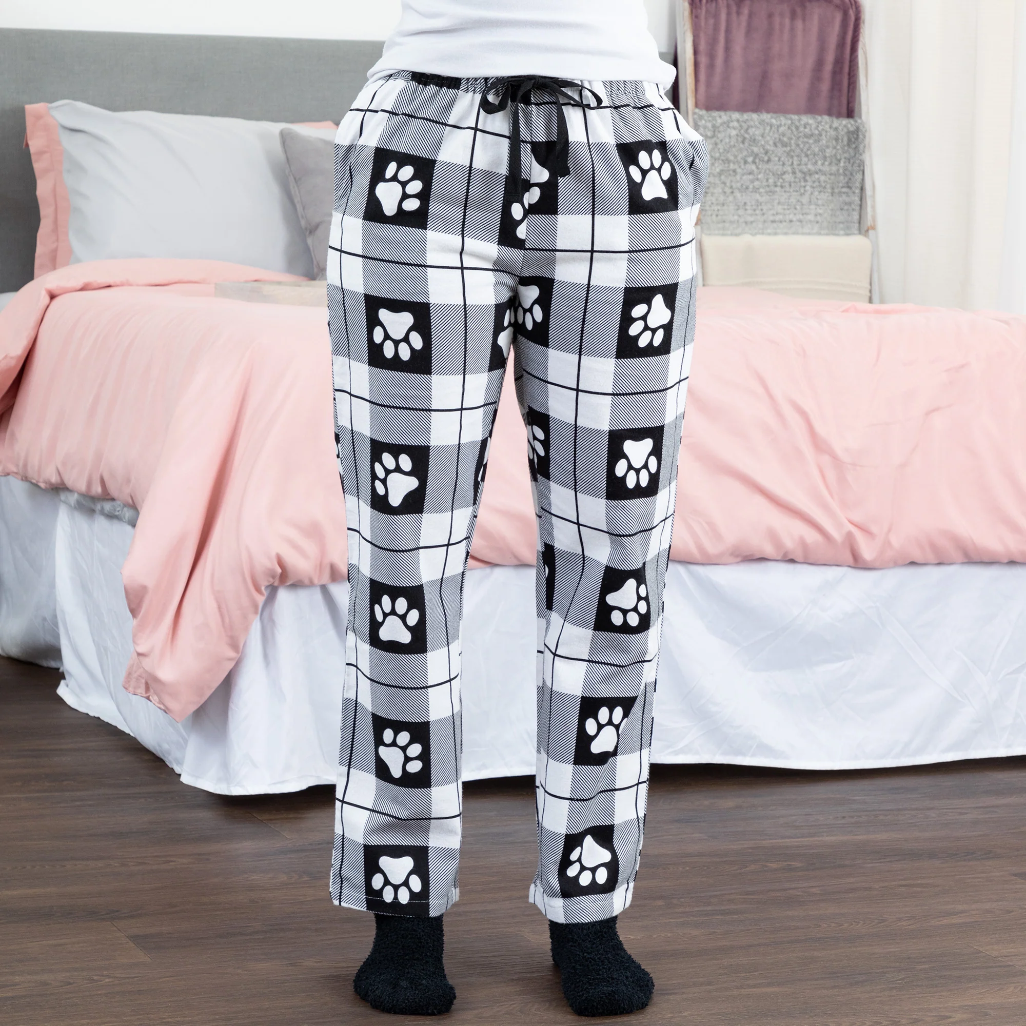 Flannel Paw Lounge Pants - Image 7