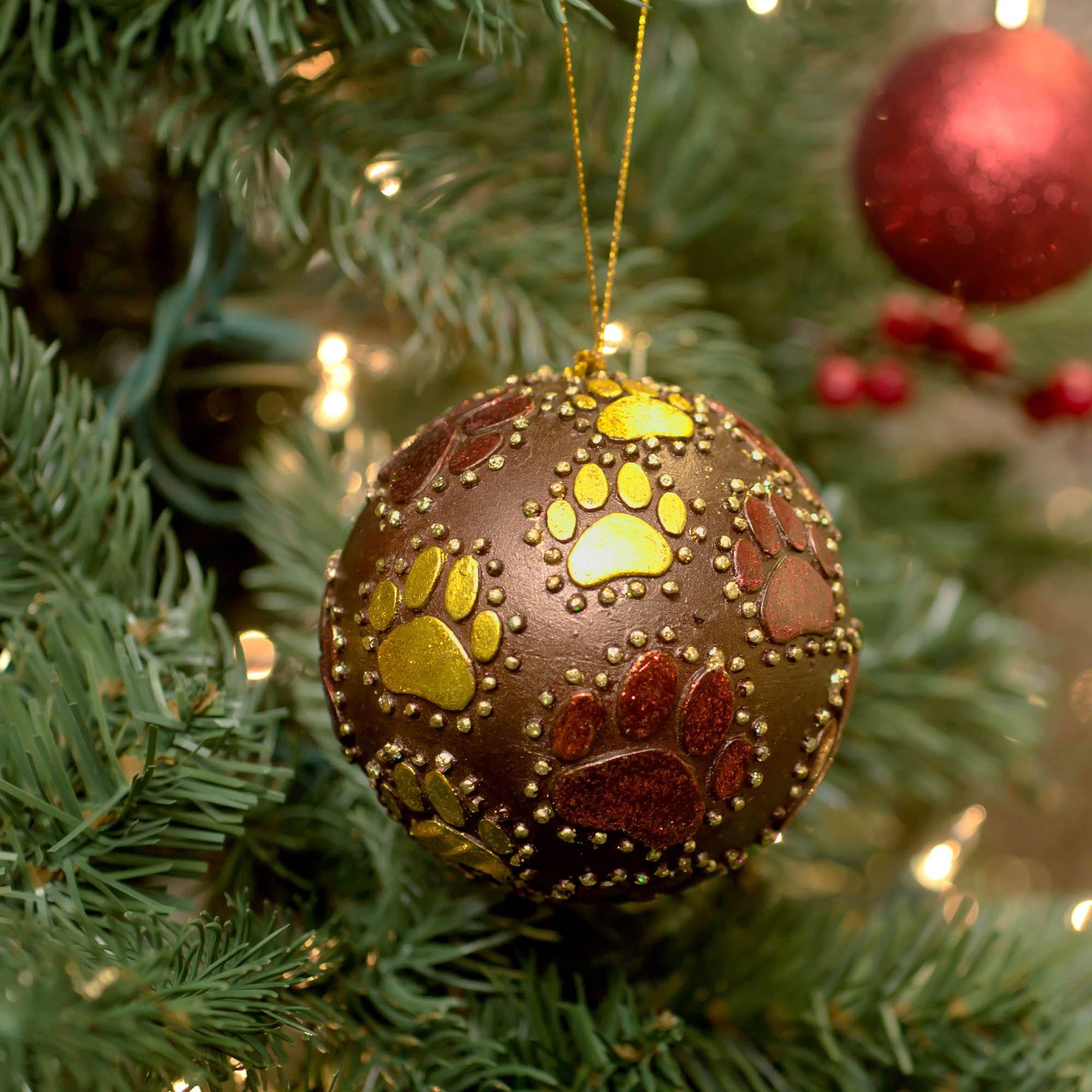Beaded Paw Ball Ornament | Fair Trade - Image 10