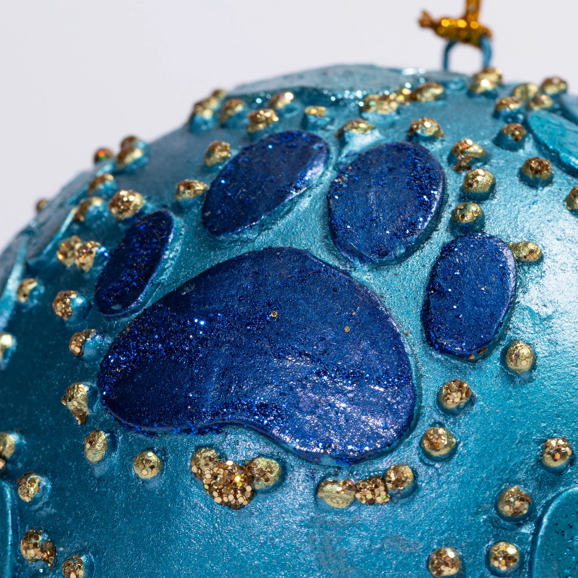 Beaded Paw Ball Ornament | Fair Trade - Image 3