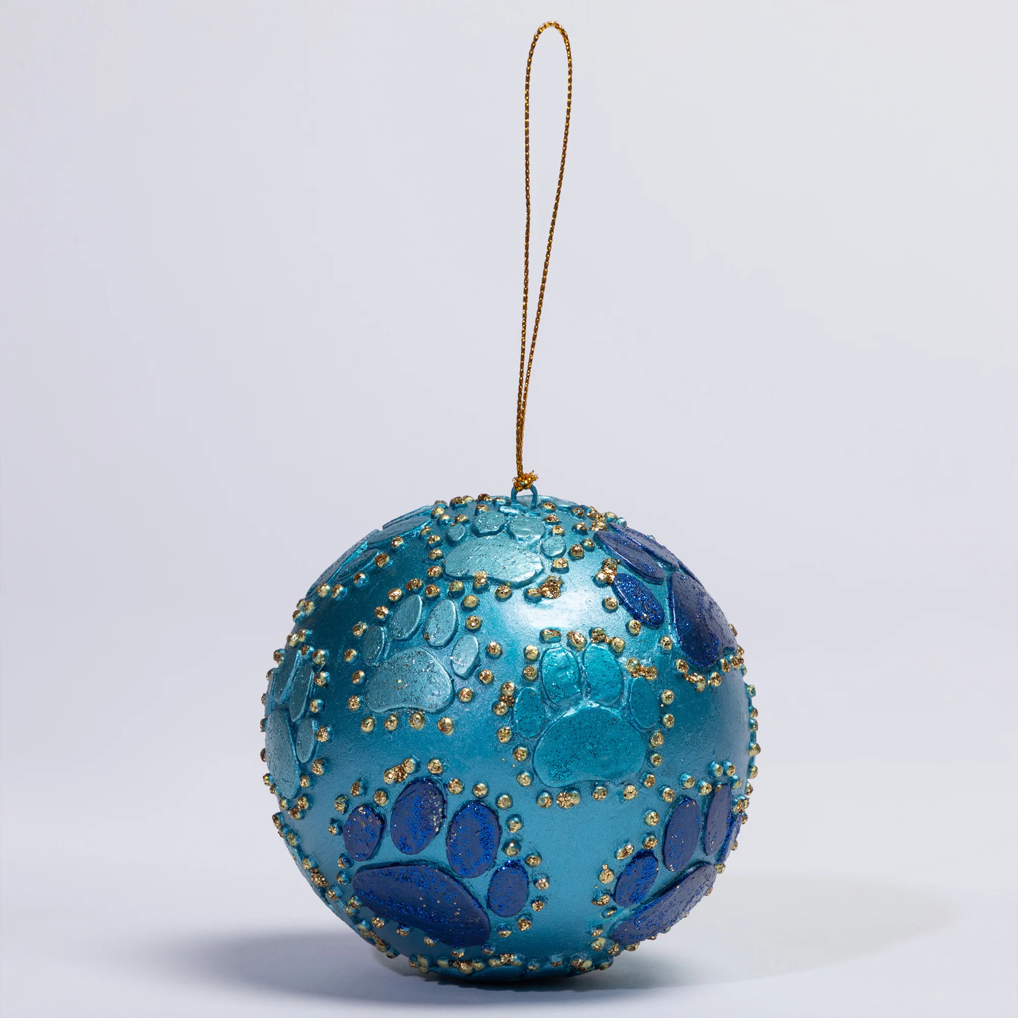 Beaded Paw Ball Ornament | Fair Trade - Image 4