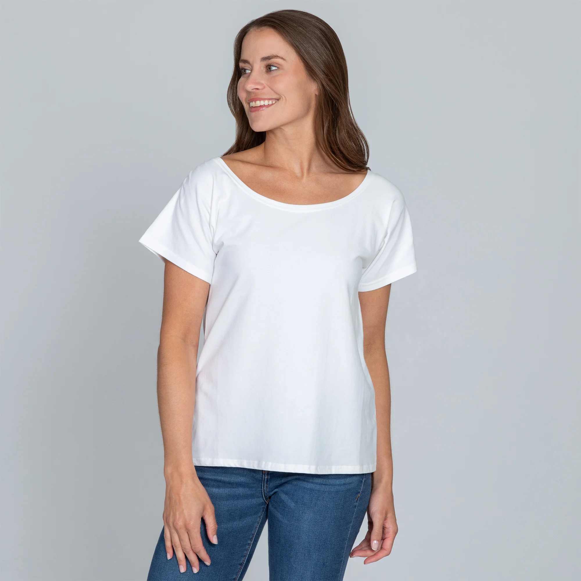 Organic Shirred Sleeve Tee - Image 11