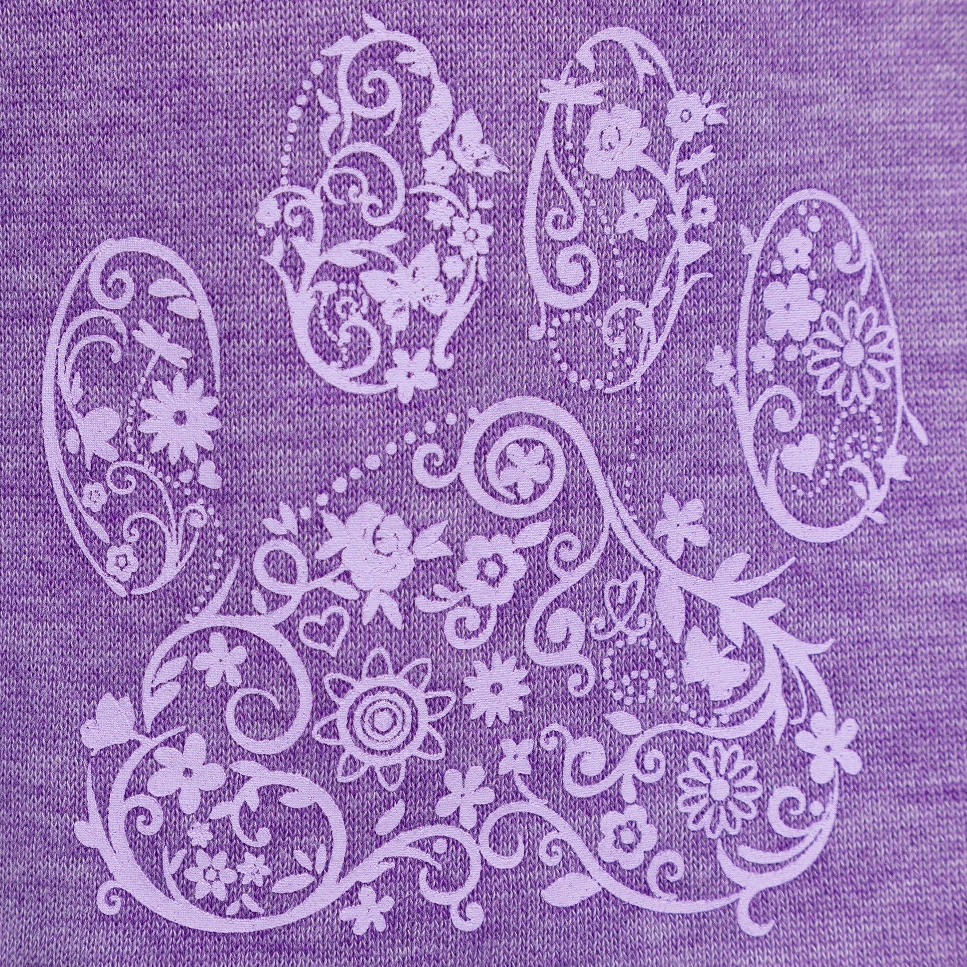 Purple Paw Burnout Board Shorts - Image 3