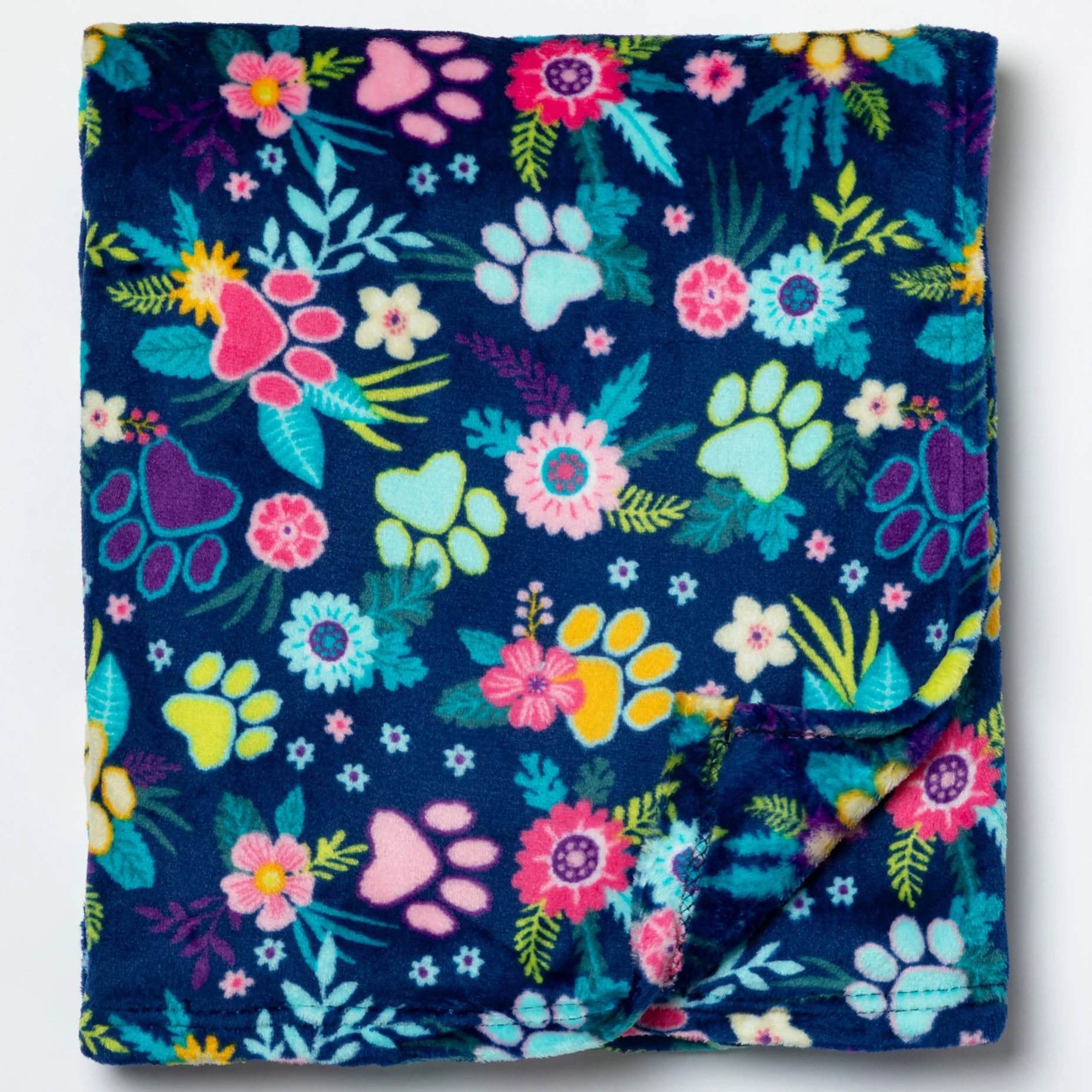 Super Cozy™ Fleece Paw Print Throw Blanket - Image 16