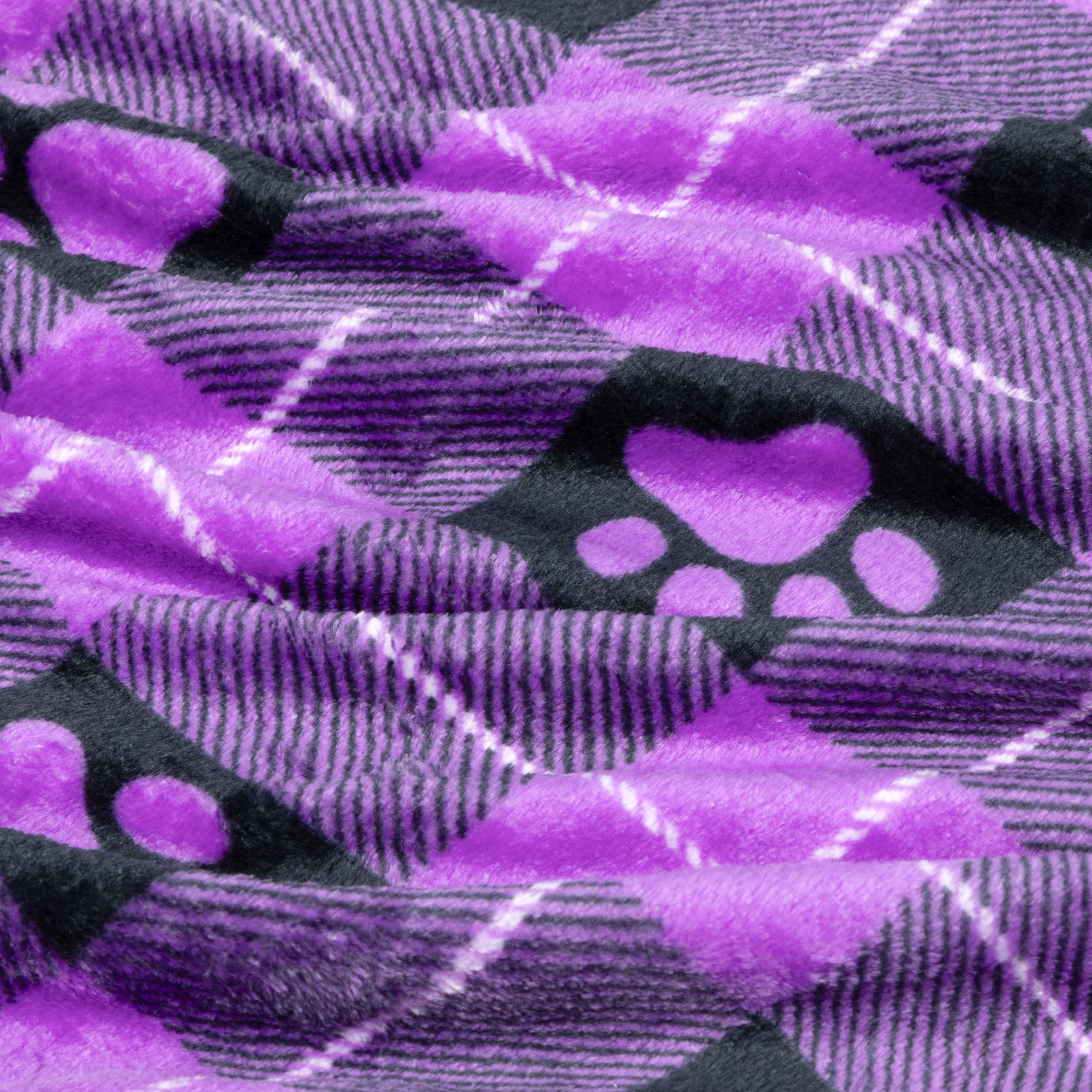 Super Cozy™ Fleece Paw Print Throw Blanket - Image 18